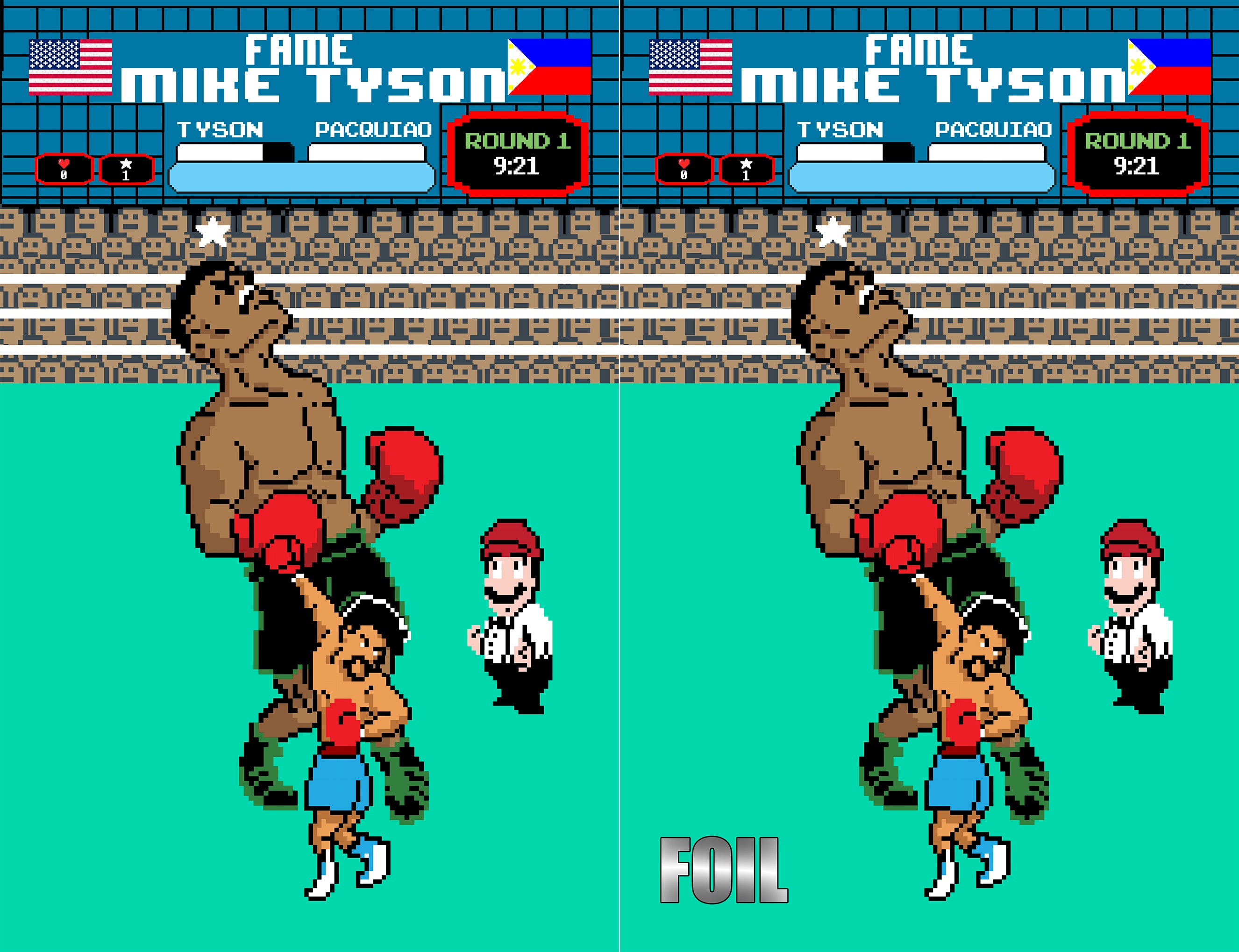 MIKE TYSON VS MANNY PACQUIAO MATTHEW WAITE MEGACON PUNCHOUT SECRET DROP