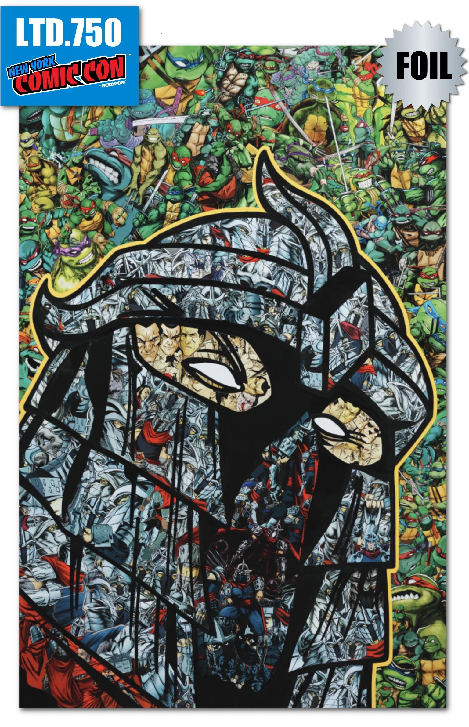 TMNT #1 (2024) NYCC SHREDDER FOIL BY MR GARCIN. LIMITED TO 750 (I95)