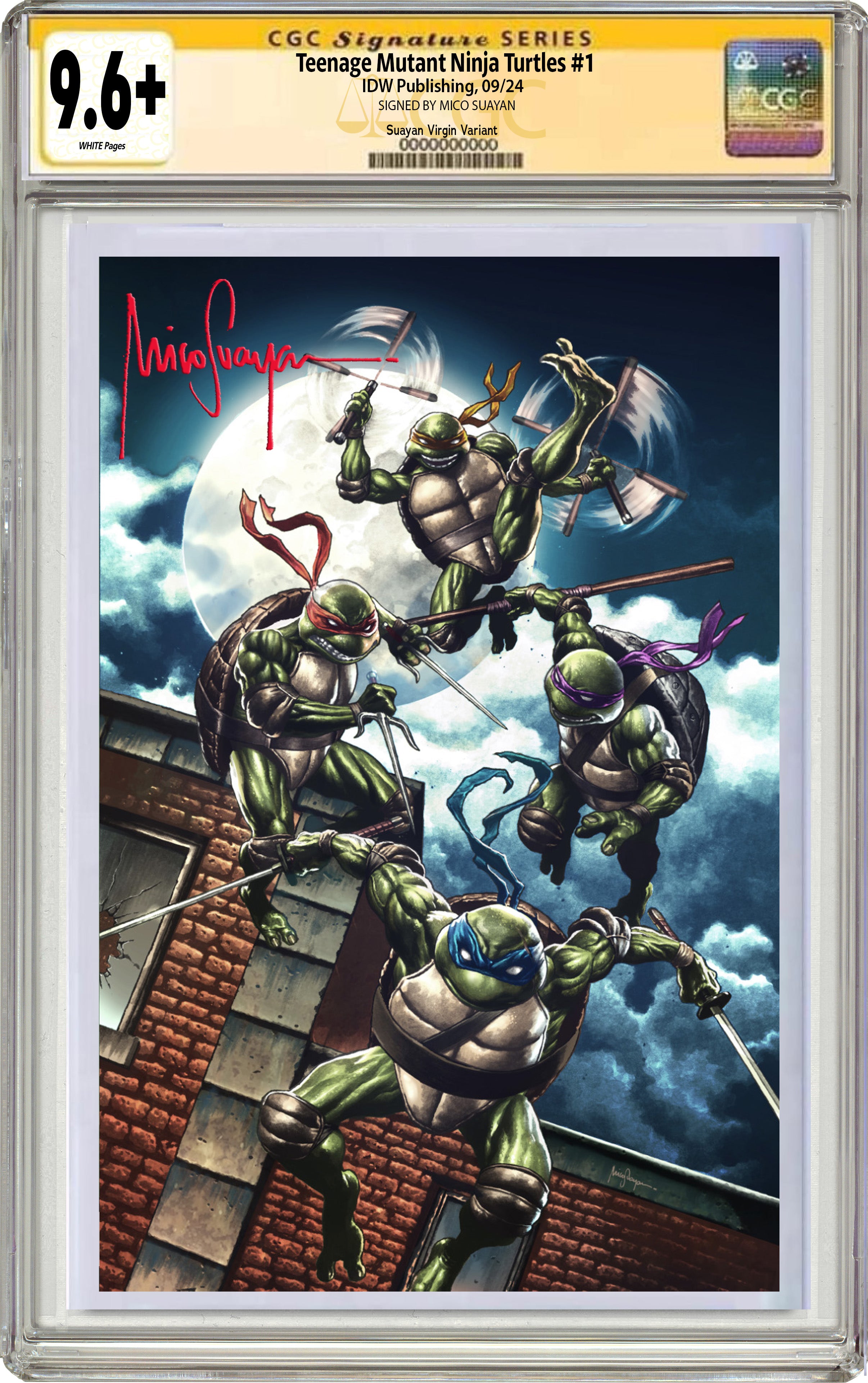 Teenage Mutant Ninja Turtles (2024) #1 MICO SUAYAN EXCLUSIVE VARIANT OPTIONS - 07-24-24