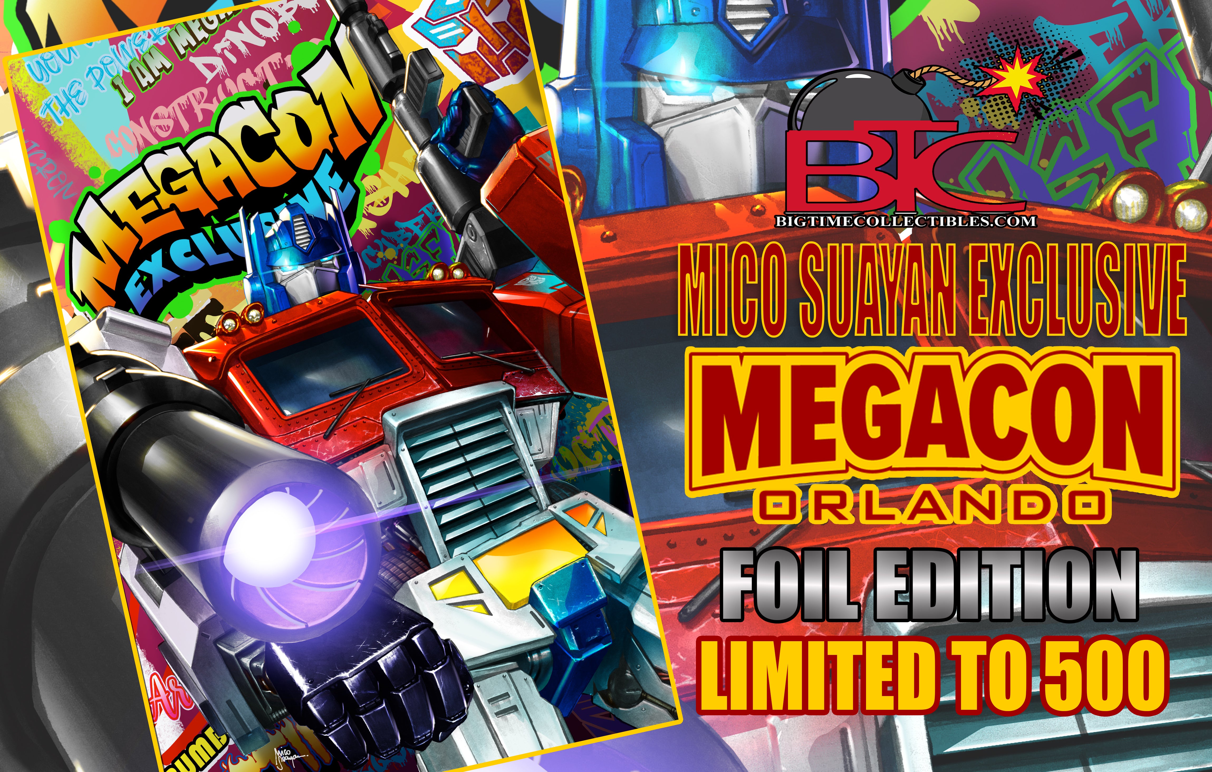 TRANSFORMERS #16 MICO SUAYAN MEGACON FOIL EDITION OPTIONS