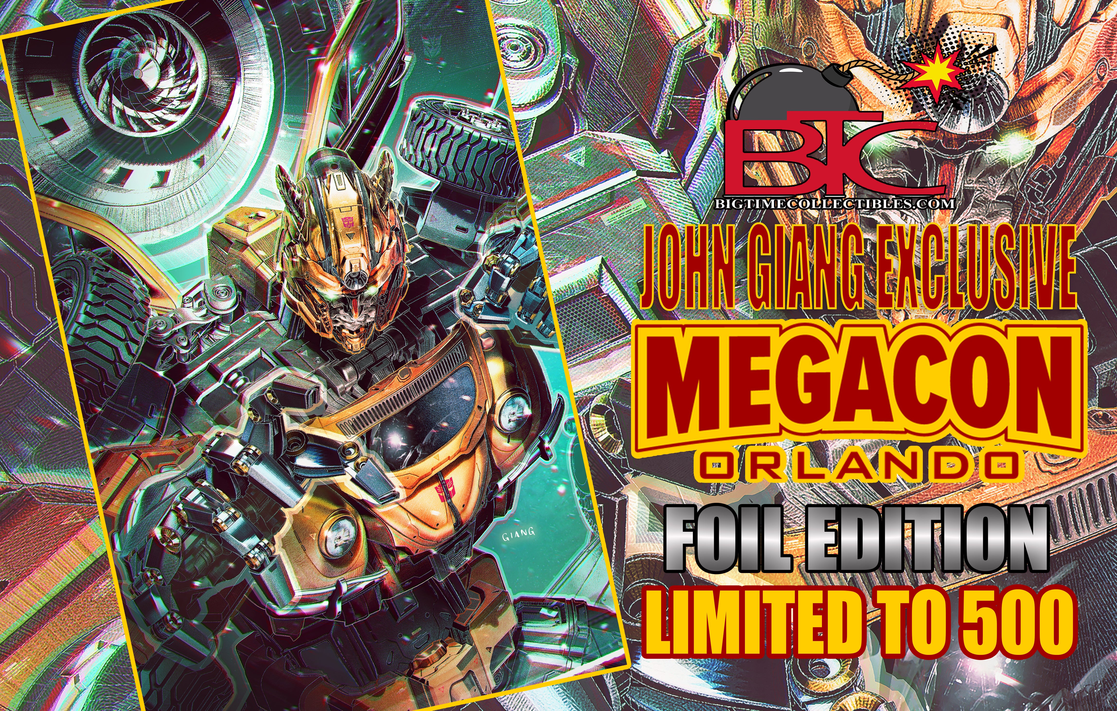 MEGACON BTC TRANSFORMERS EXCLUSIVE 9-PACK FOIL BUNDLE!!! LIMITED TO ON