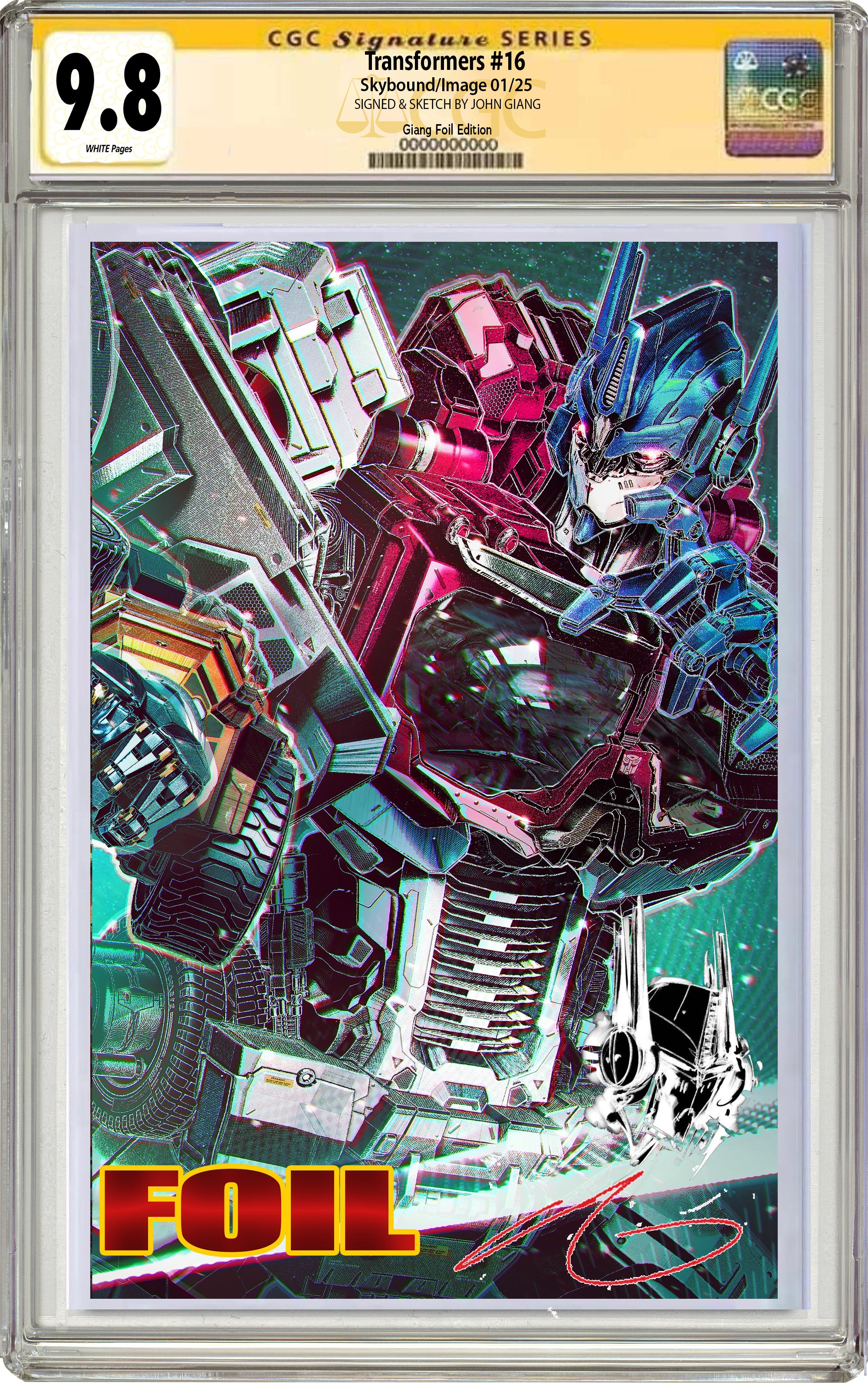 TRANSFORMERS #16 JOHN GIANG MEGACON FOIL EDITION OPTIONS