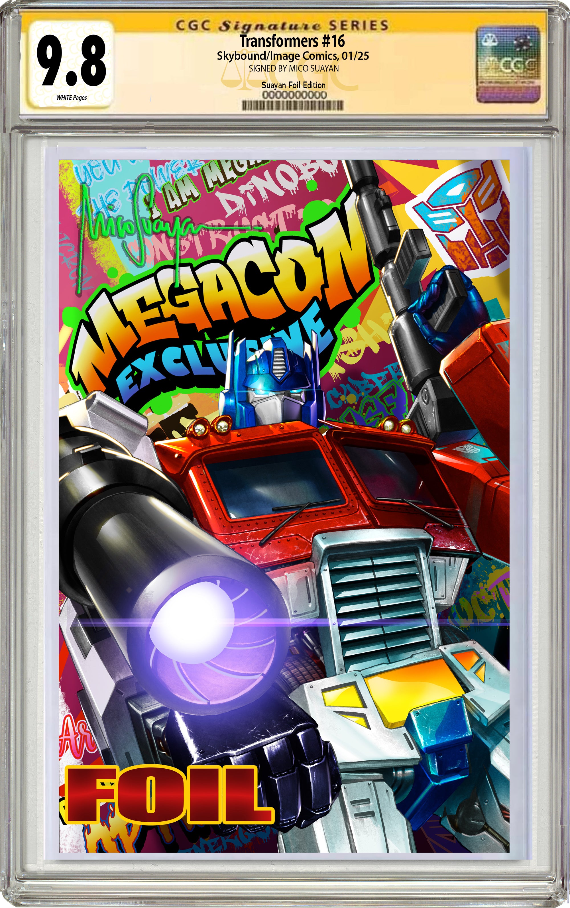 TRANSFORMERS #16 MICO SUAYAN MEGACON FOIL EDITION OPTIONS