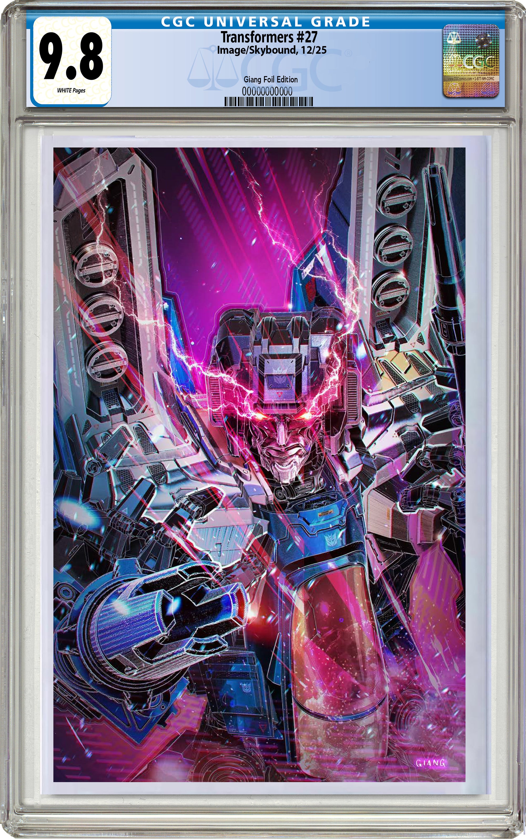 TRANSFORMERS #27 JOHN GIANG EXLUSIVE FOIL EDITION -- [Expected In Stock Date : 12-10-25]