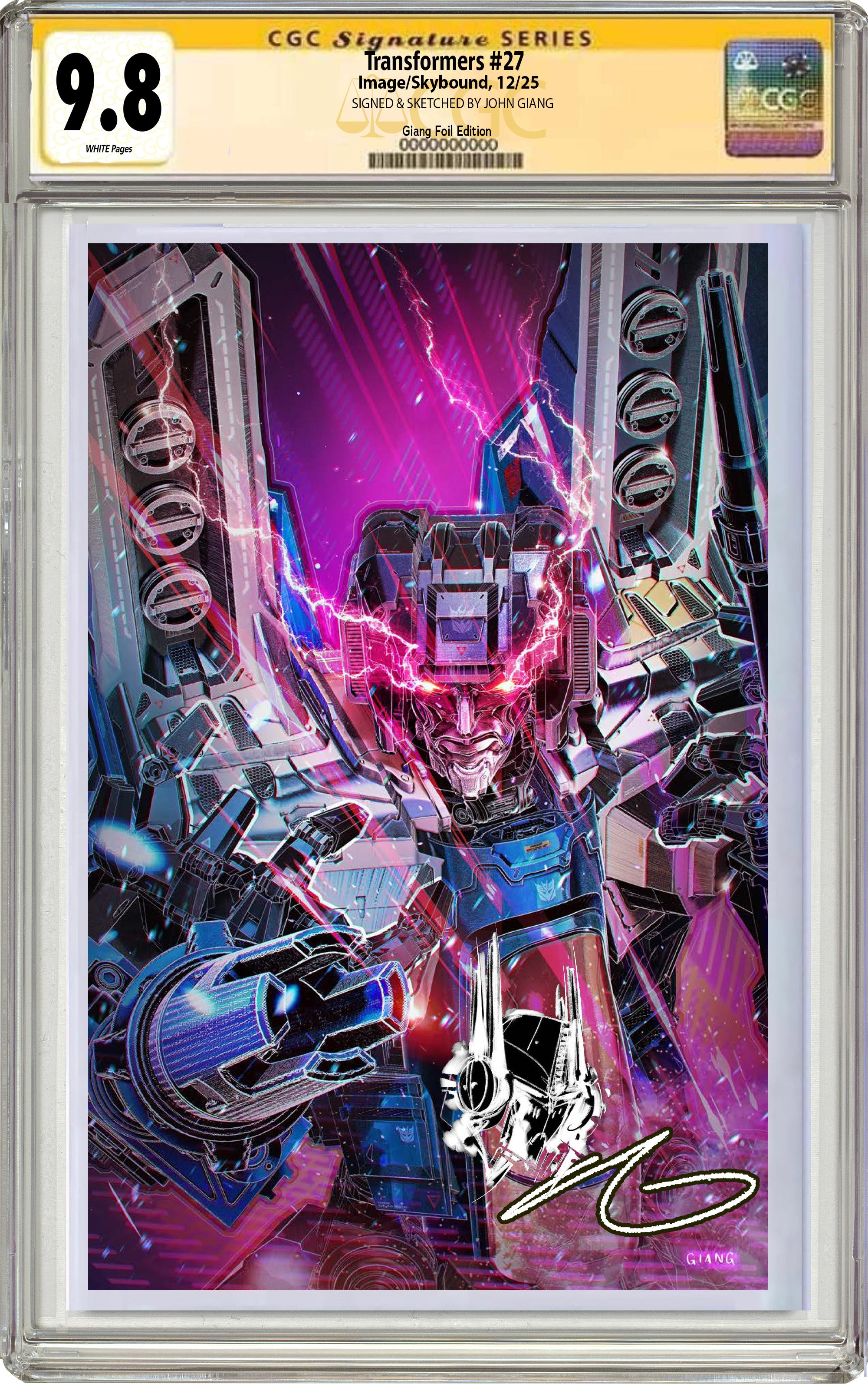 TRANSFORMERS #27 JOHN GIANG EXLUSIVE FOIL EDITION -- [Expected In Stock Date : 12-10-25]