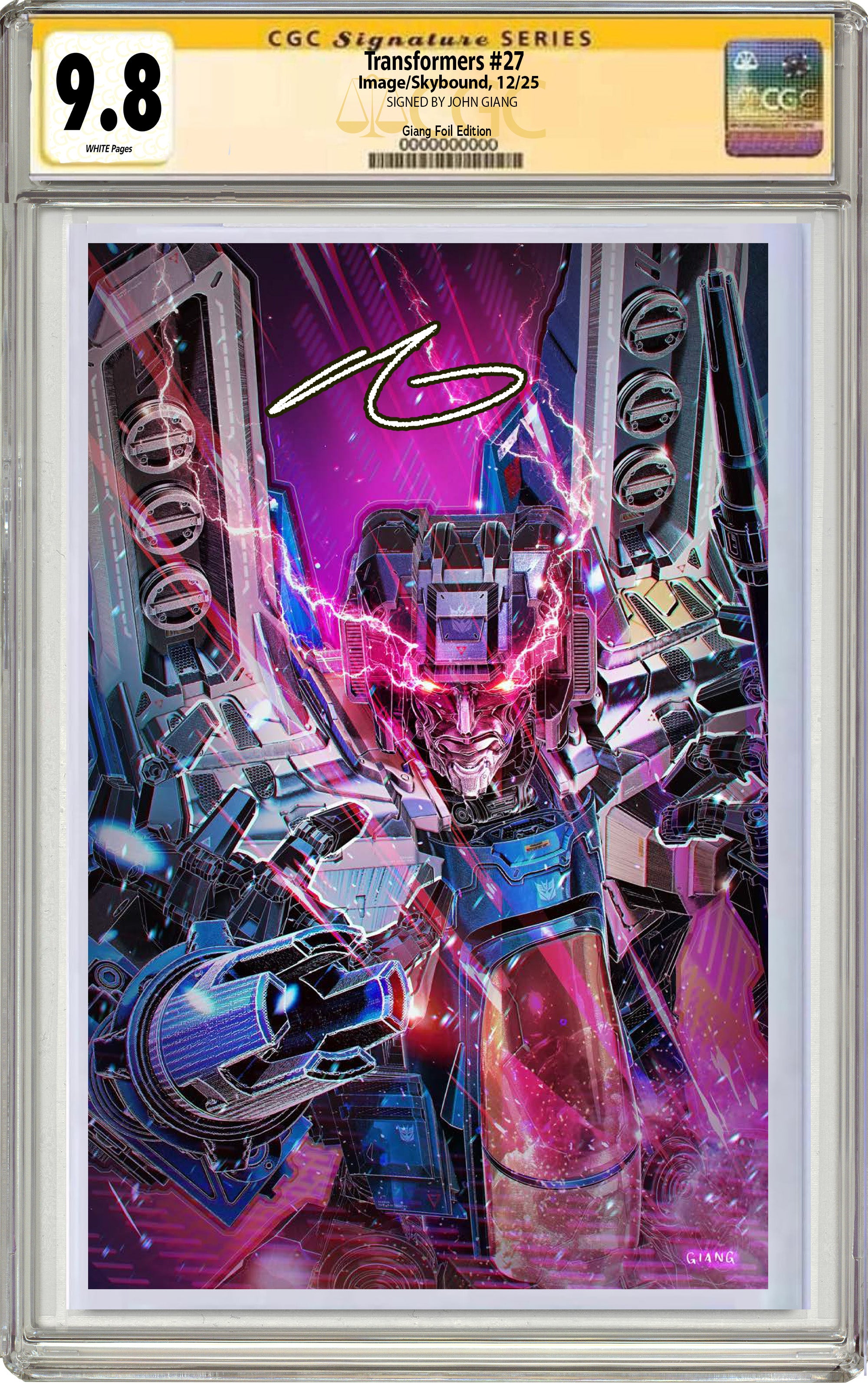 TRANSFORMERS #27 JOHN GIANG EXLUSIVE FOIL EDITION -- [Expected In Stock Date : 12-10-25]