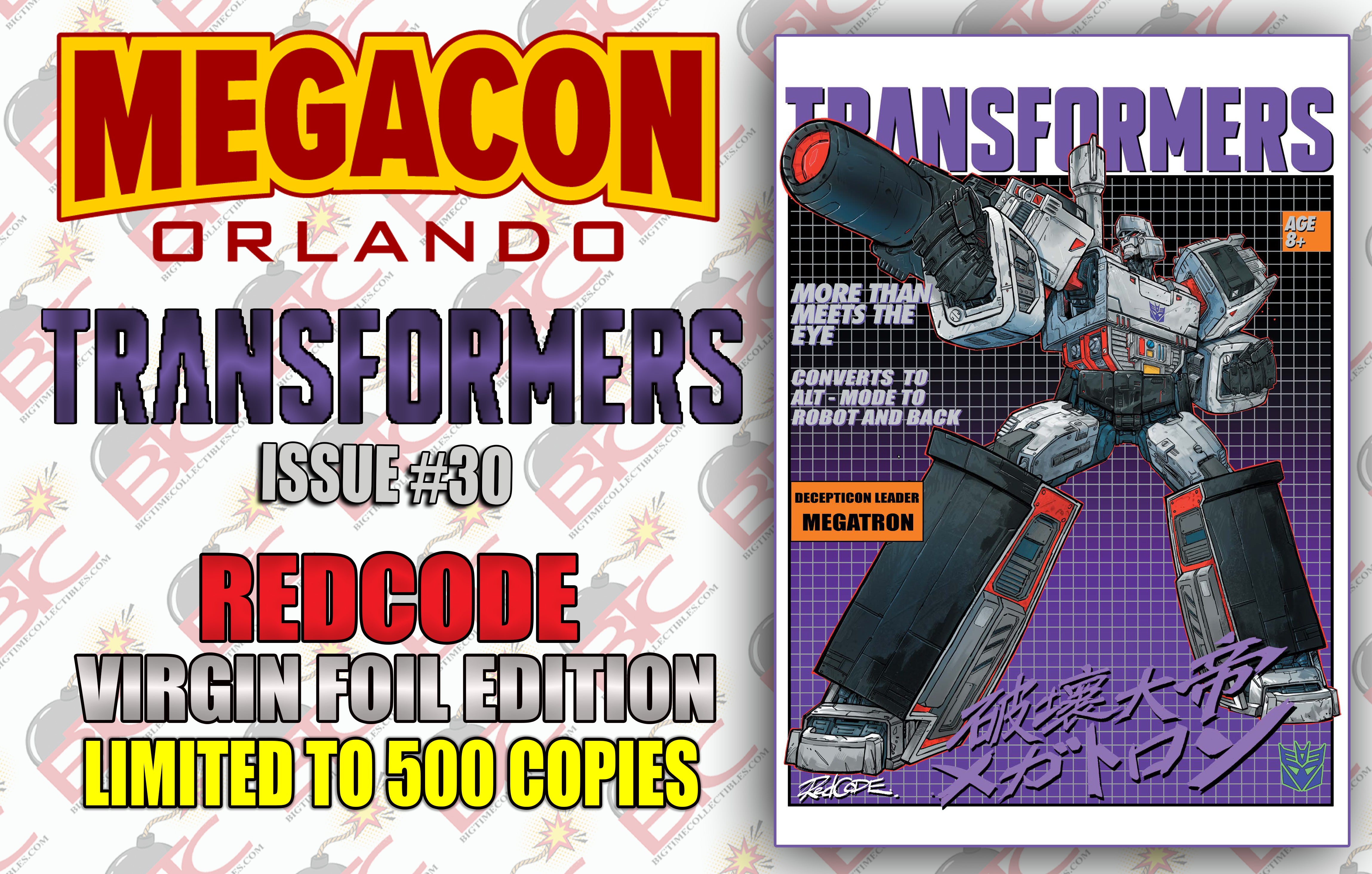 TRANSFORMERS #30 REDCODE MEGACON RETRO FOIL EDITION [03-11-26]