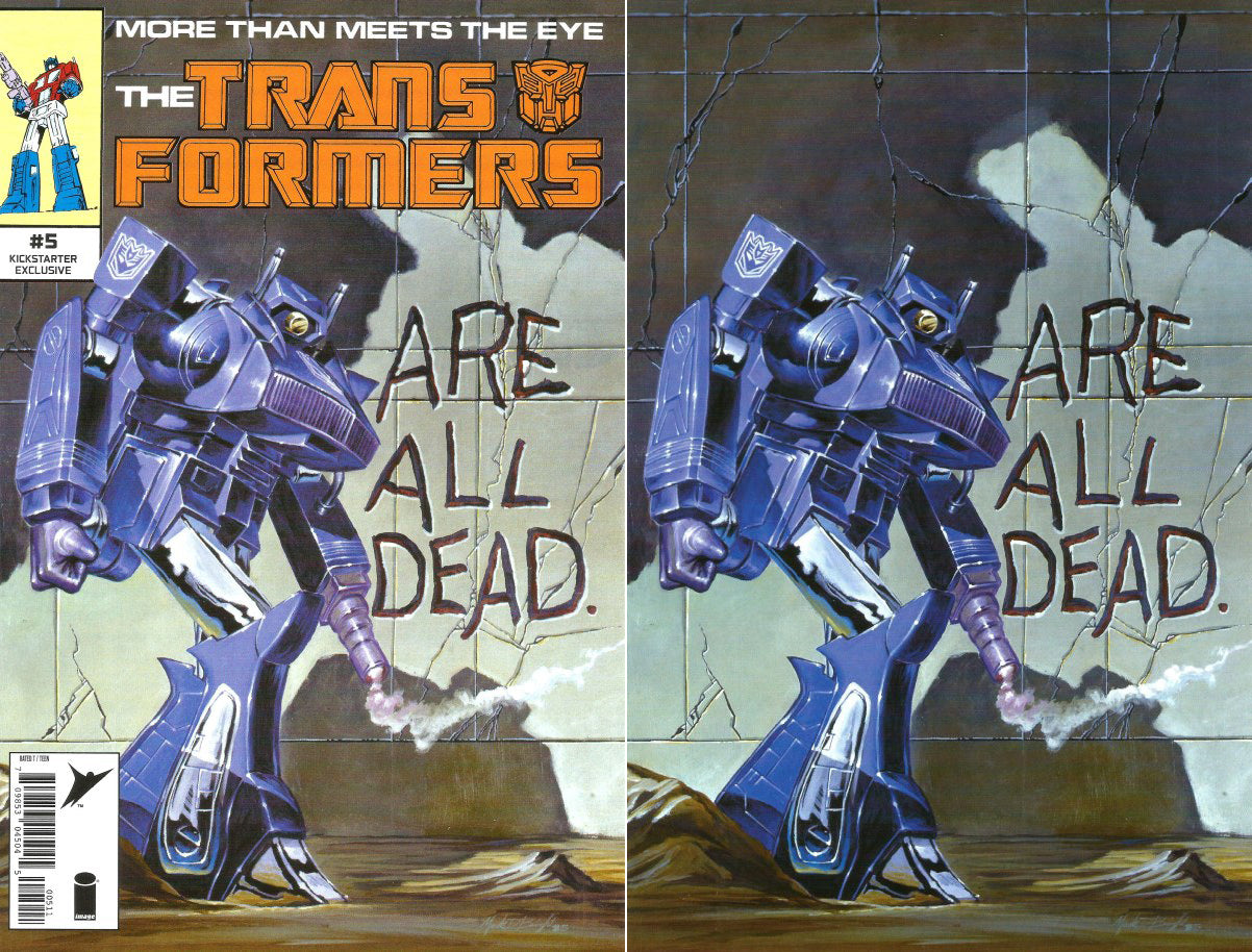 TRANSFORMERS #5 KICKSTARTER EXCLUSIVE VARIANT COVERS