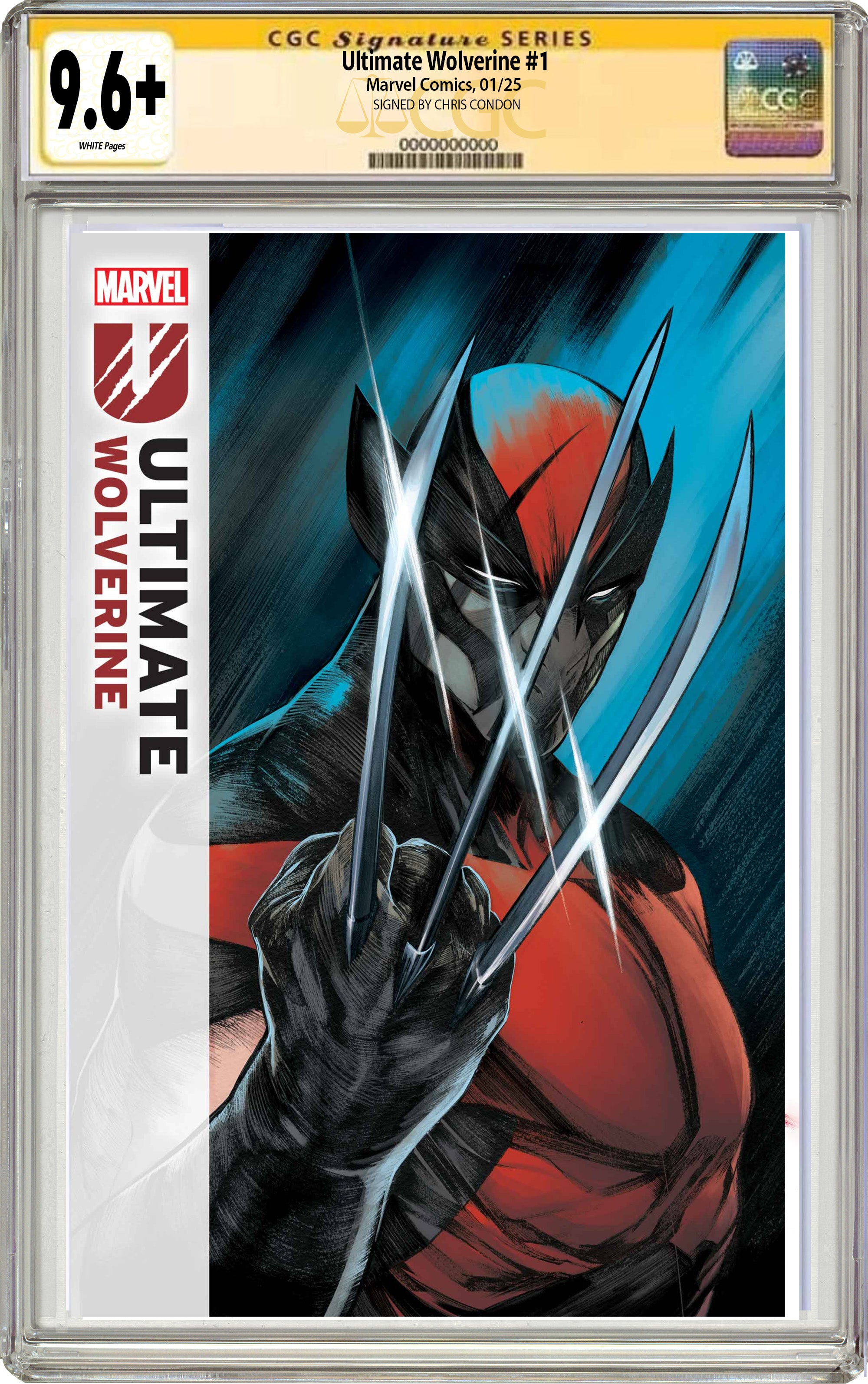 ULTIMATE WOLVERINE #1 SIGNED BY CHRIS CONDON CGC 9.6 OR BETTER