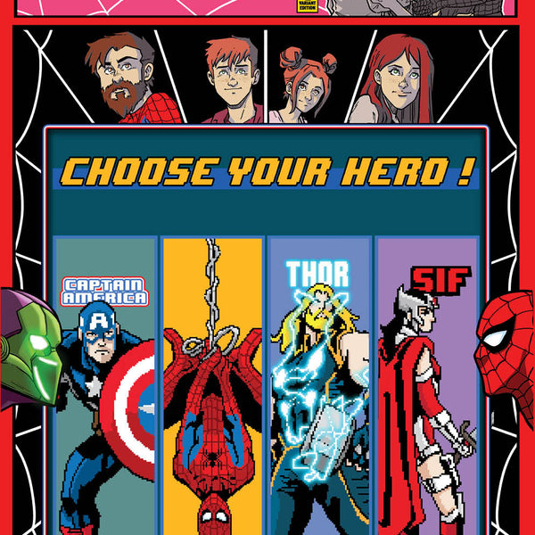ULTIMATE SPIDER-MAN 1 MATTHEW WAITE EXCLUSIVE 8-BIT GAMING