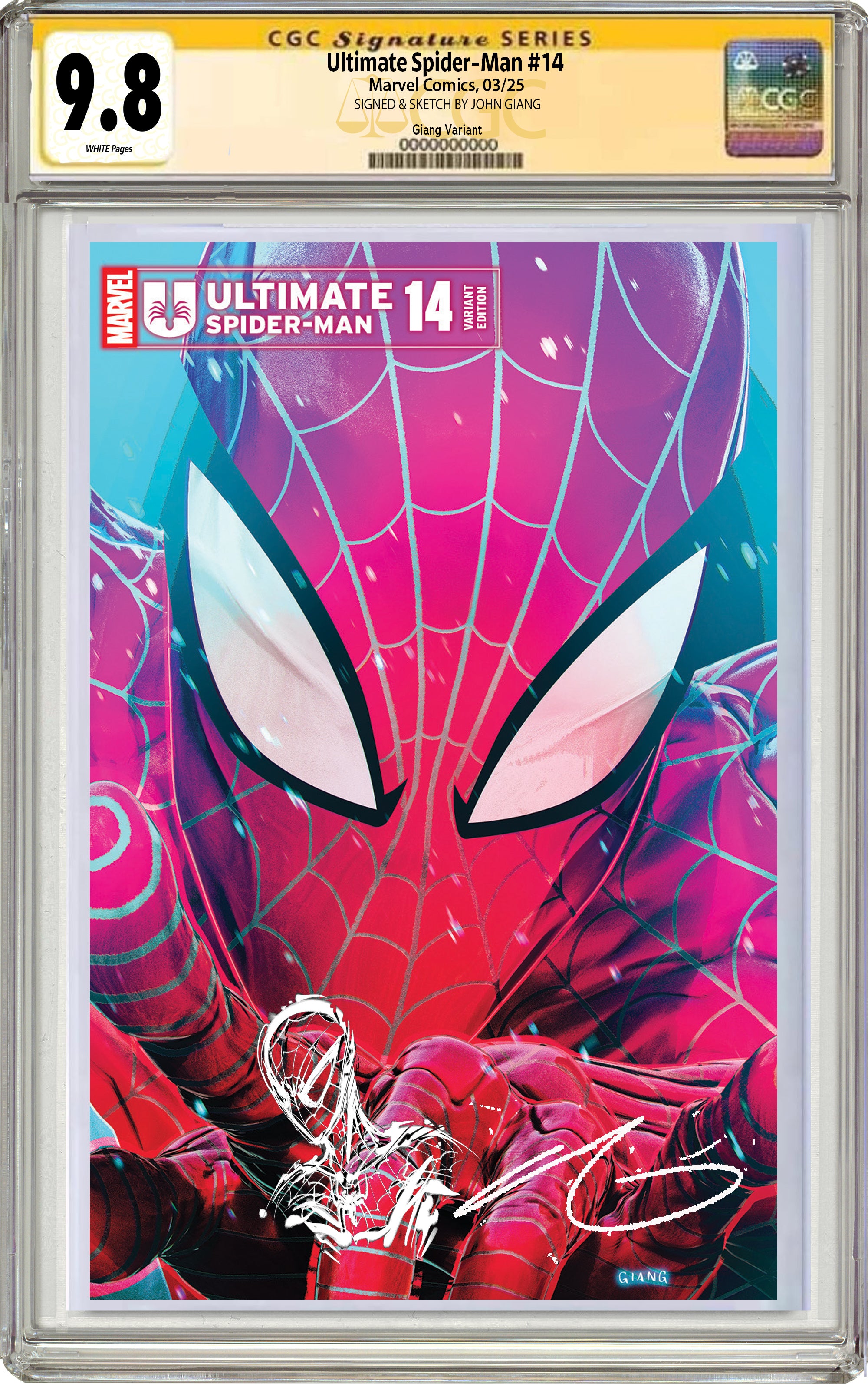 ULTIMATE SPIDER-MAN #14 JOHN GIANG EXCLUSIVE VARIANT COVERS 02-26-25