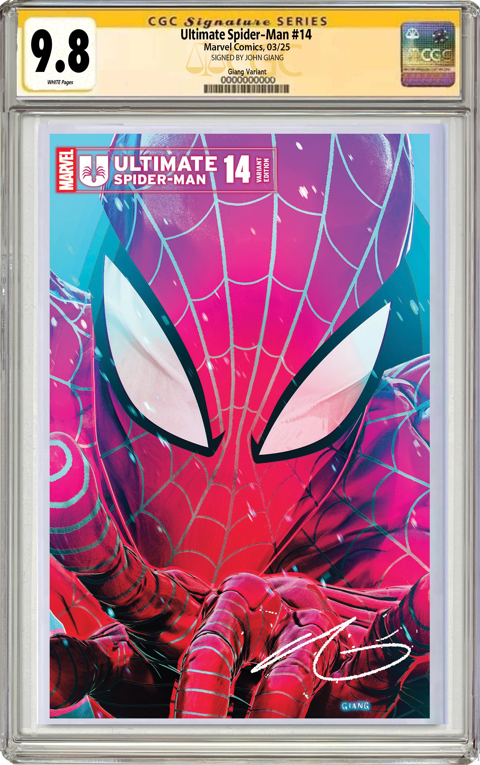 ULTIMATE SPIDER-MAN #14 JOHN GIANG EXCLUSIVE VARIANT COVERS 02-26-25