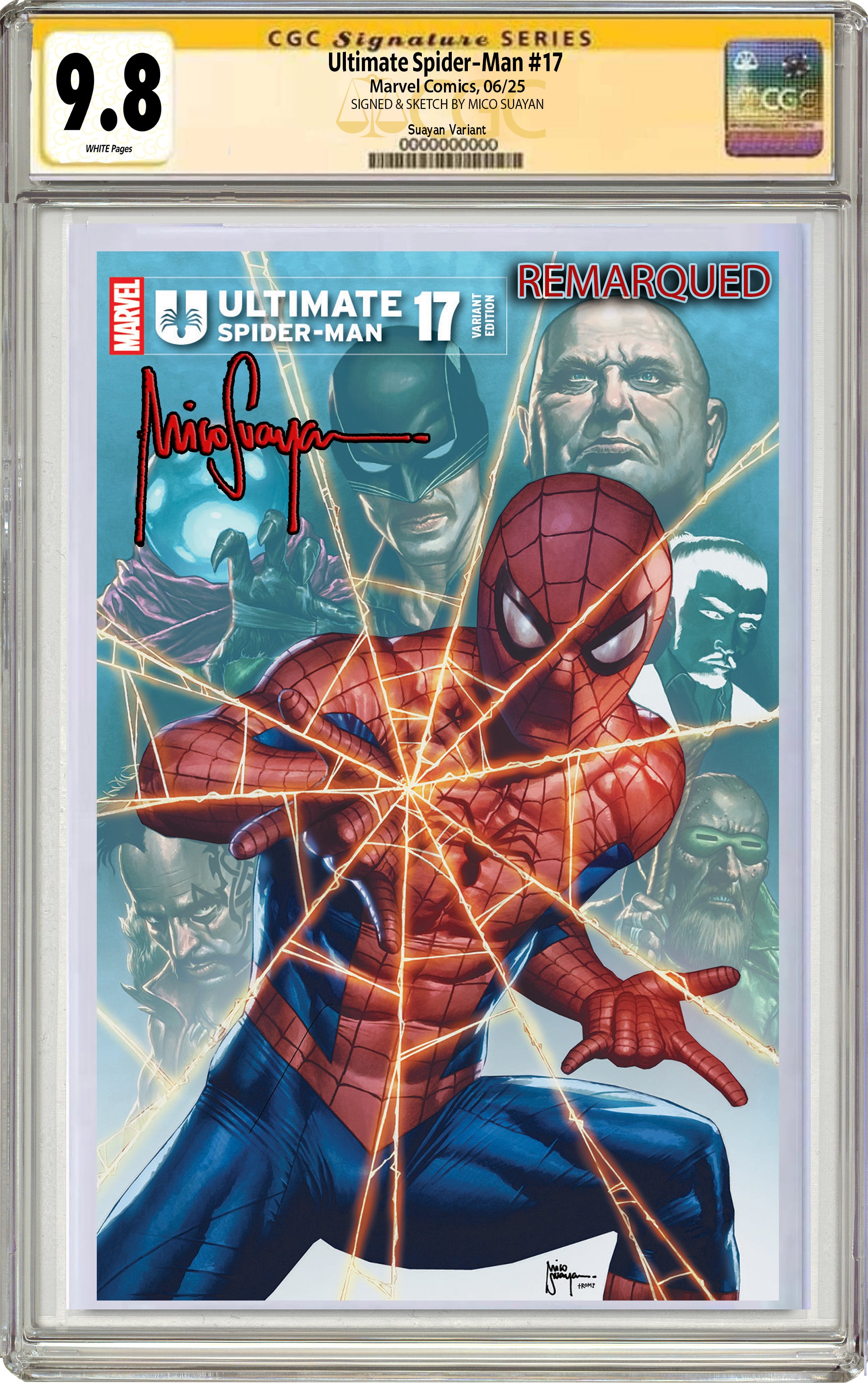 ULTIMATE SPIDER-MAN #17 MICO SUAYAN FANEXPO DALLAS EXCLUSIVE VARIANT COVERS