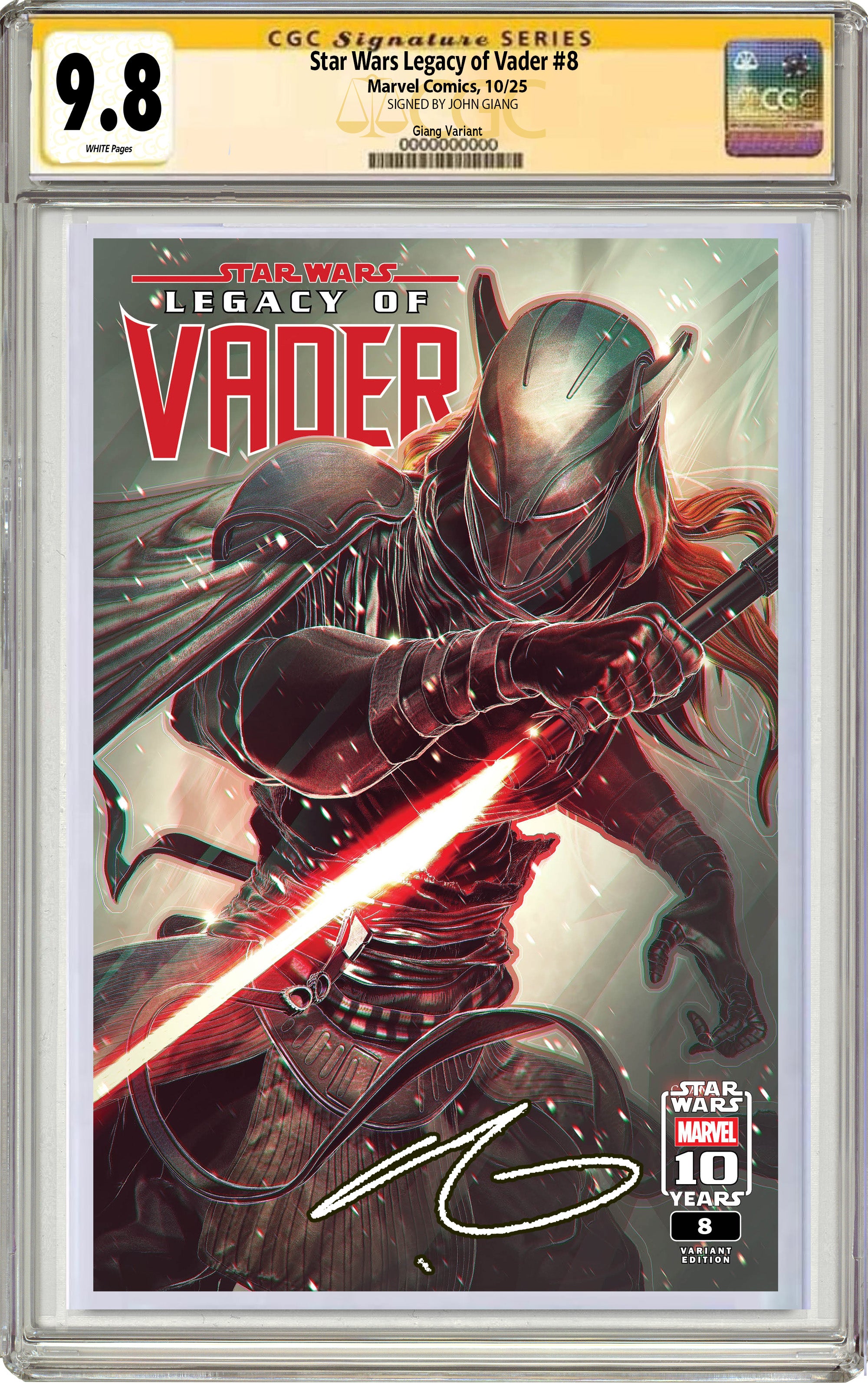 STAR WARS: LEGACY OF VADER #8 JOHN GIANG NYCC EXCLUSIVE EDITION
