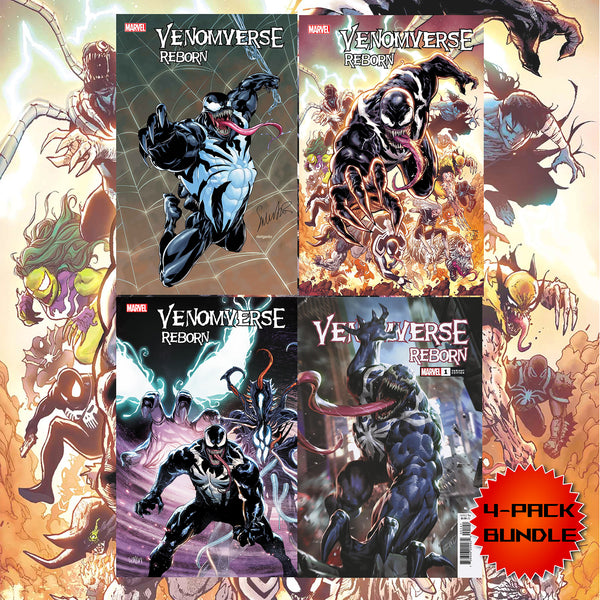 超人気新品 VENOMVERSE 06-19-24 BUNDLE 4-PACK #1 REBORN 洋書