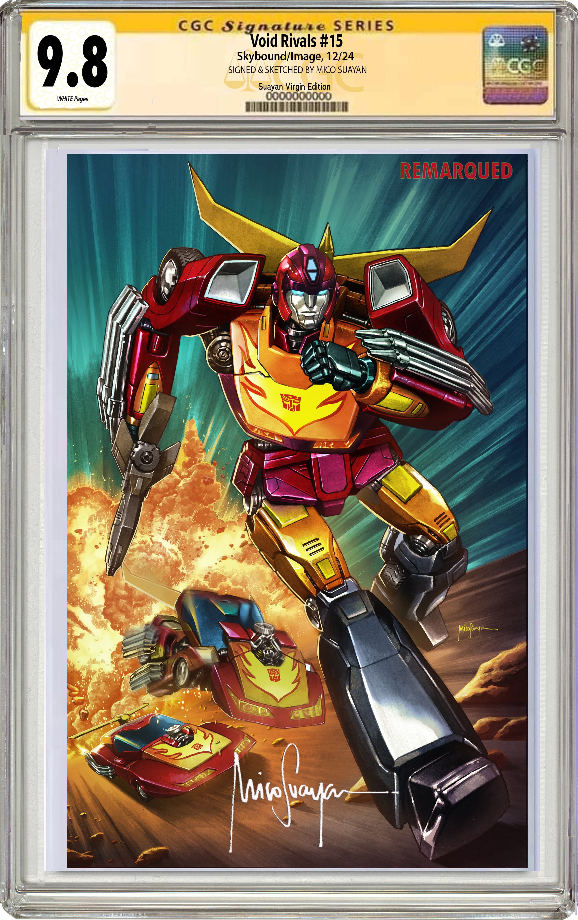 VOID RIVALS #15 MICO SUAYAN HOTROD EXCLUSIVE VIRGIN VARIANT 12-26-24