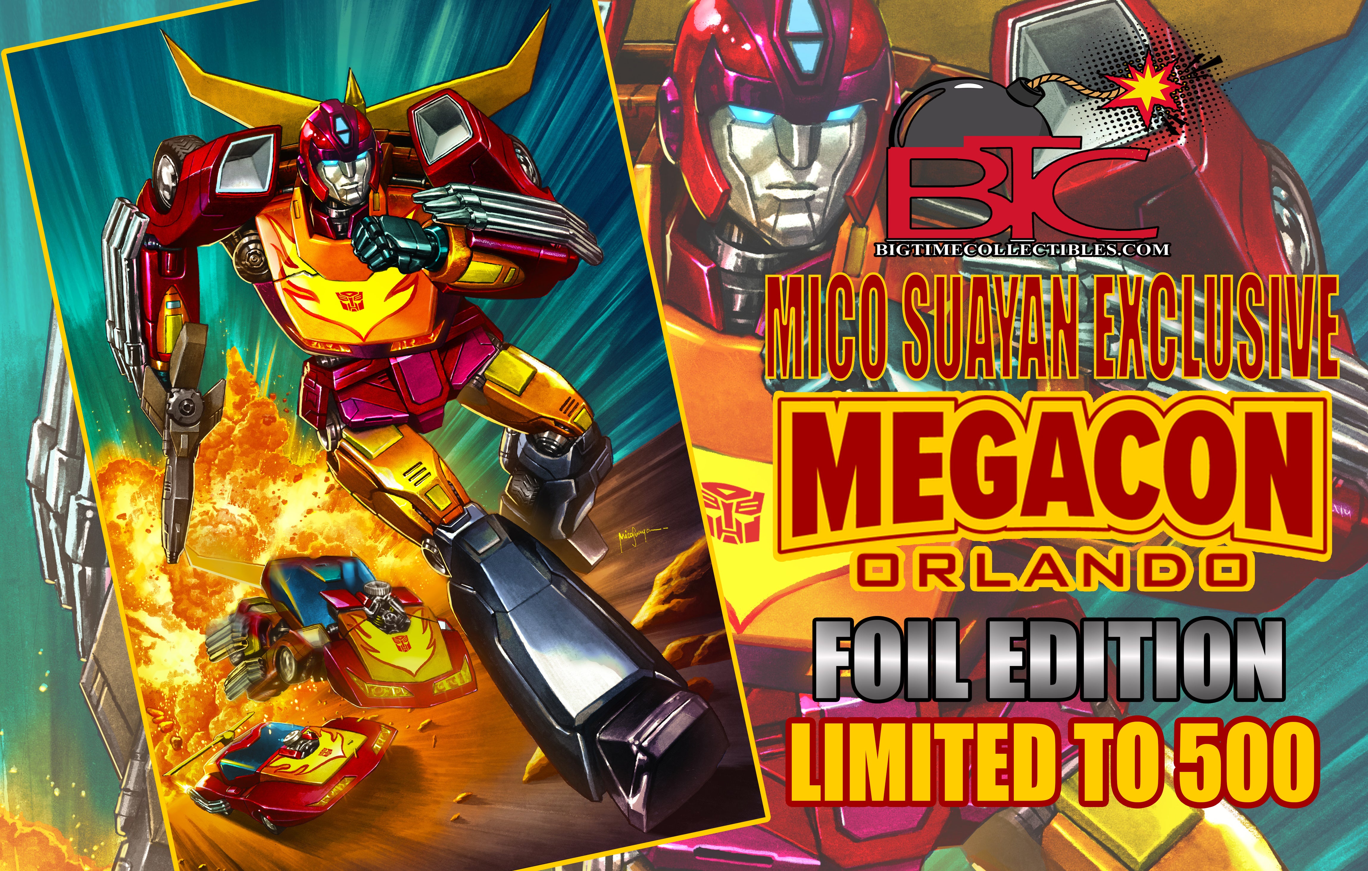 MEGACON BTC TRANSFORMERS EXCLUSIVE 9-PACK FOIL BUNDLE!!! LIMITED TO ON