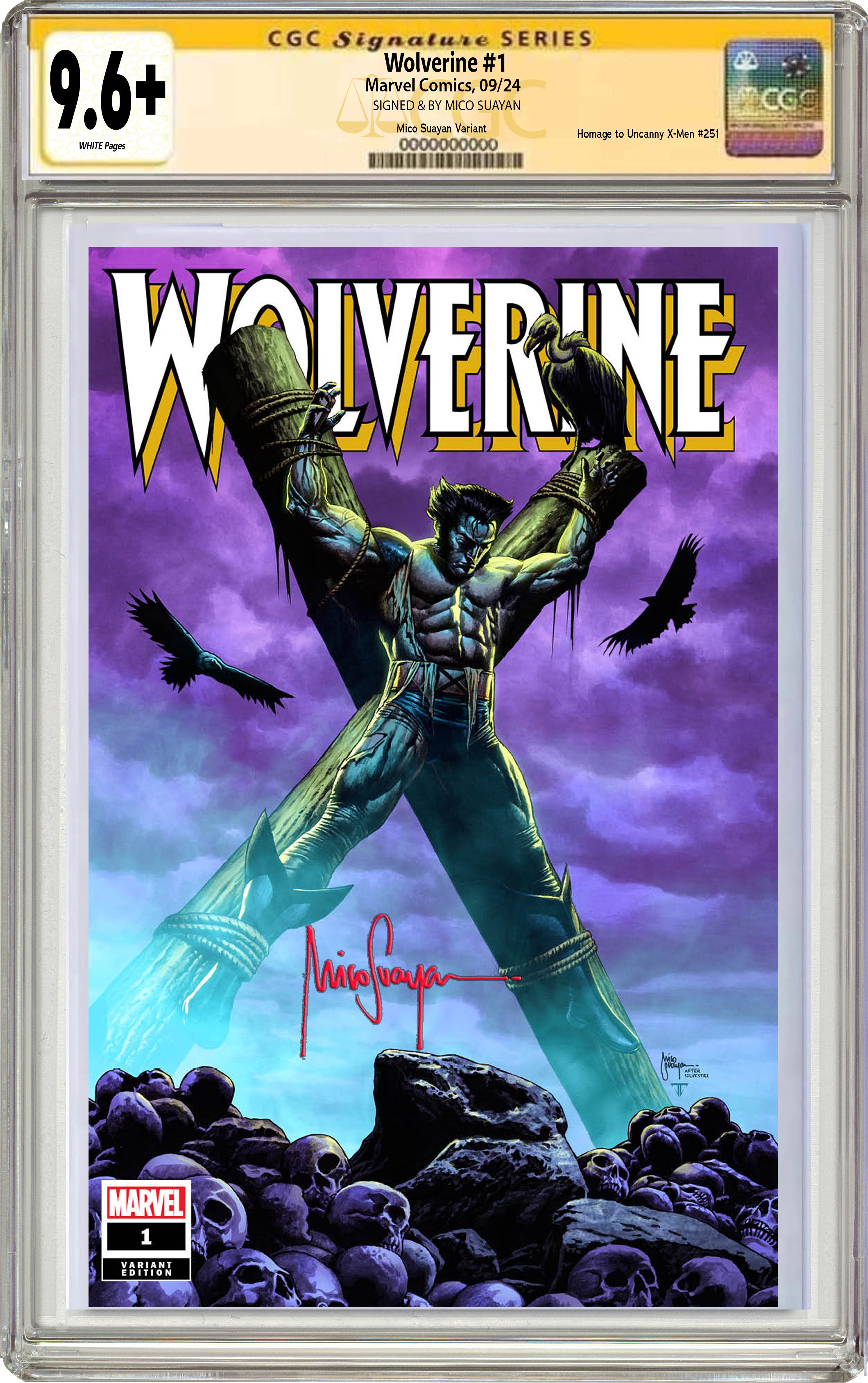 WOLVERINE #1 MICO SUAYAN EXCLUSIVE VARIANT COVER OPTIONS 09-11-24