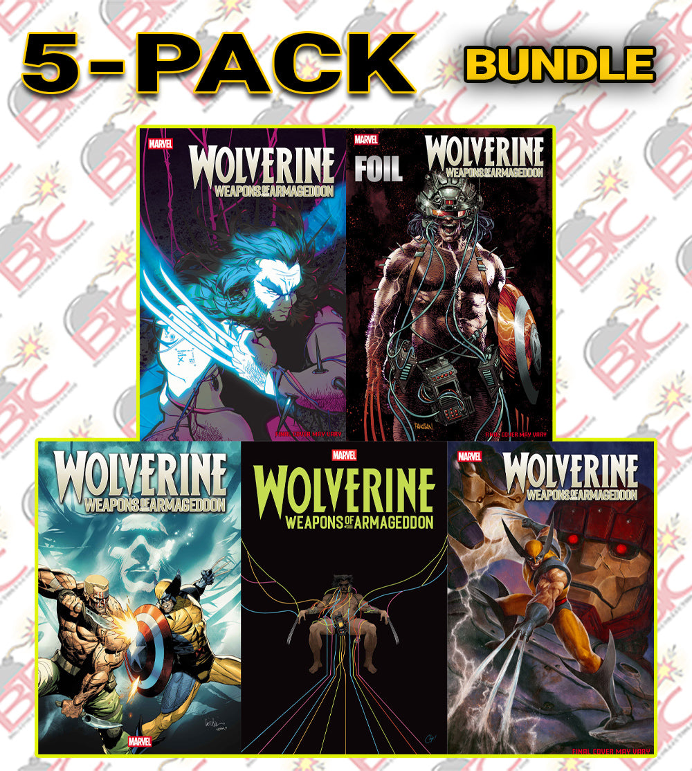 WOLVERINE: WEAPONS OF ARMAGEDDON #1 5-PACK BUNDLE -- [Expected In Stock Date : 02-18-26 ]