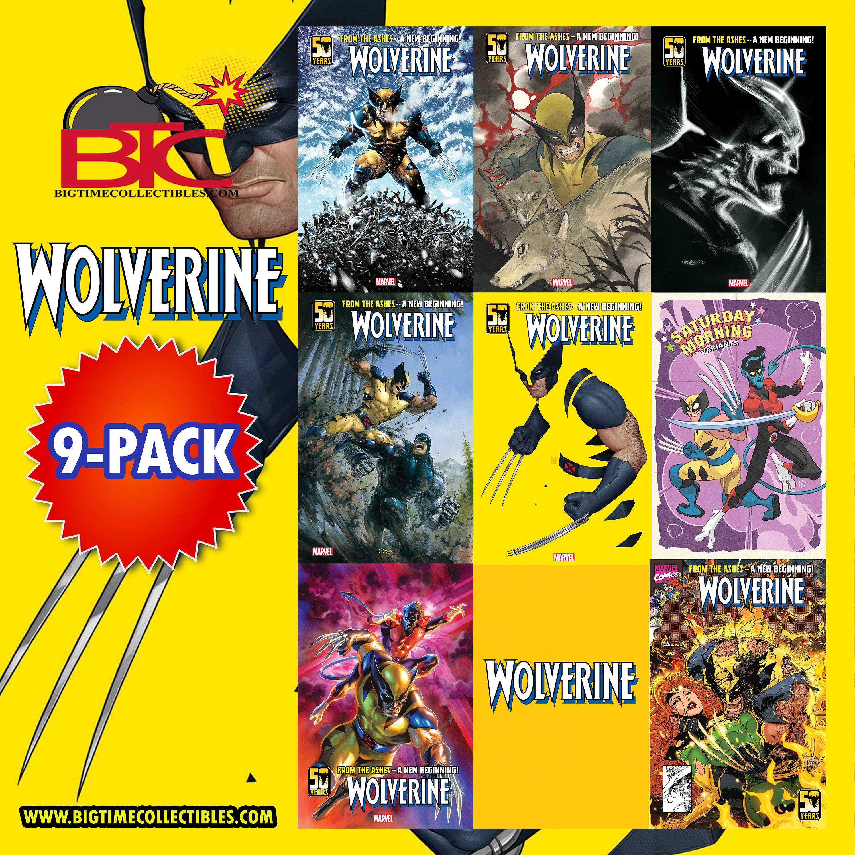 WOLVERINE #1 9-PACK BUNDLE STOCK DATE: 09-11-24