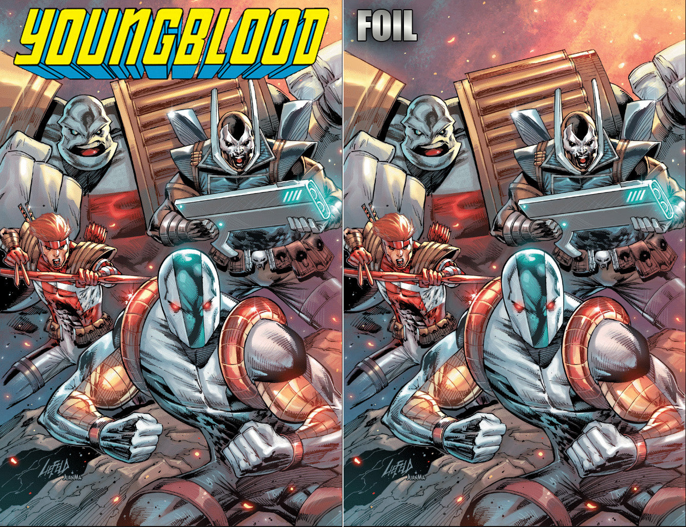 YOUNGBLOOD #1 ROB LIEFELD LIMITED EDITION EXCLUSIVE VARIANT COVERS-- [11-12-25]