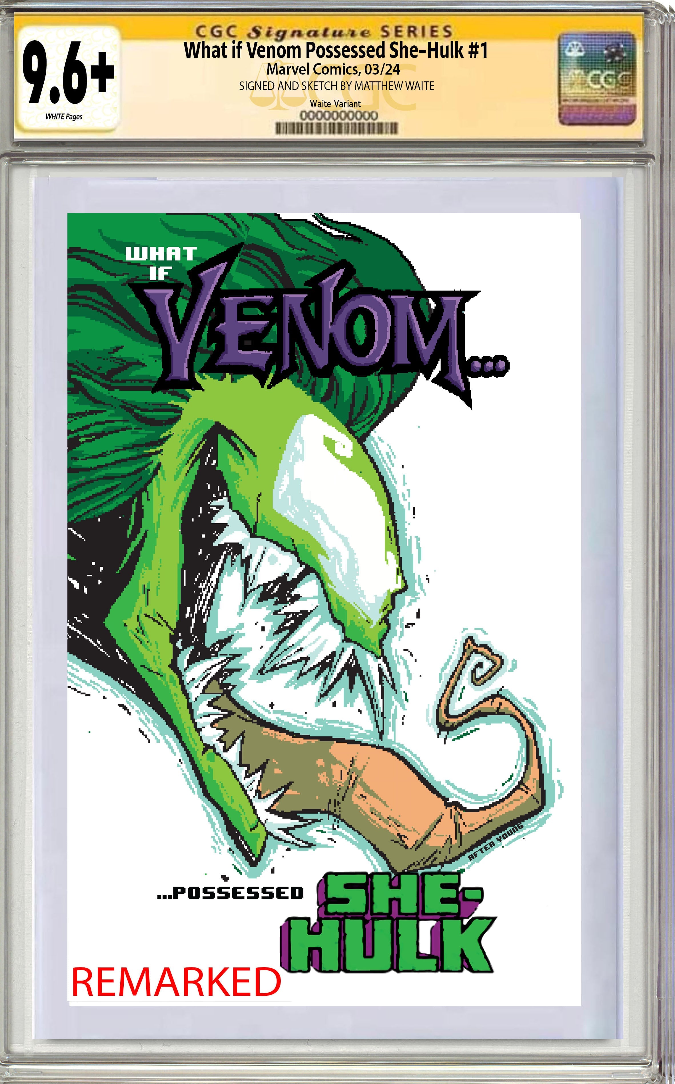 WHAT IF...? VENOM #4 MATTHEW WAITE EXCLUSIVE HOMAGE 05-15-24