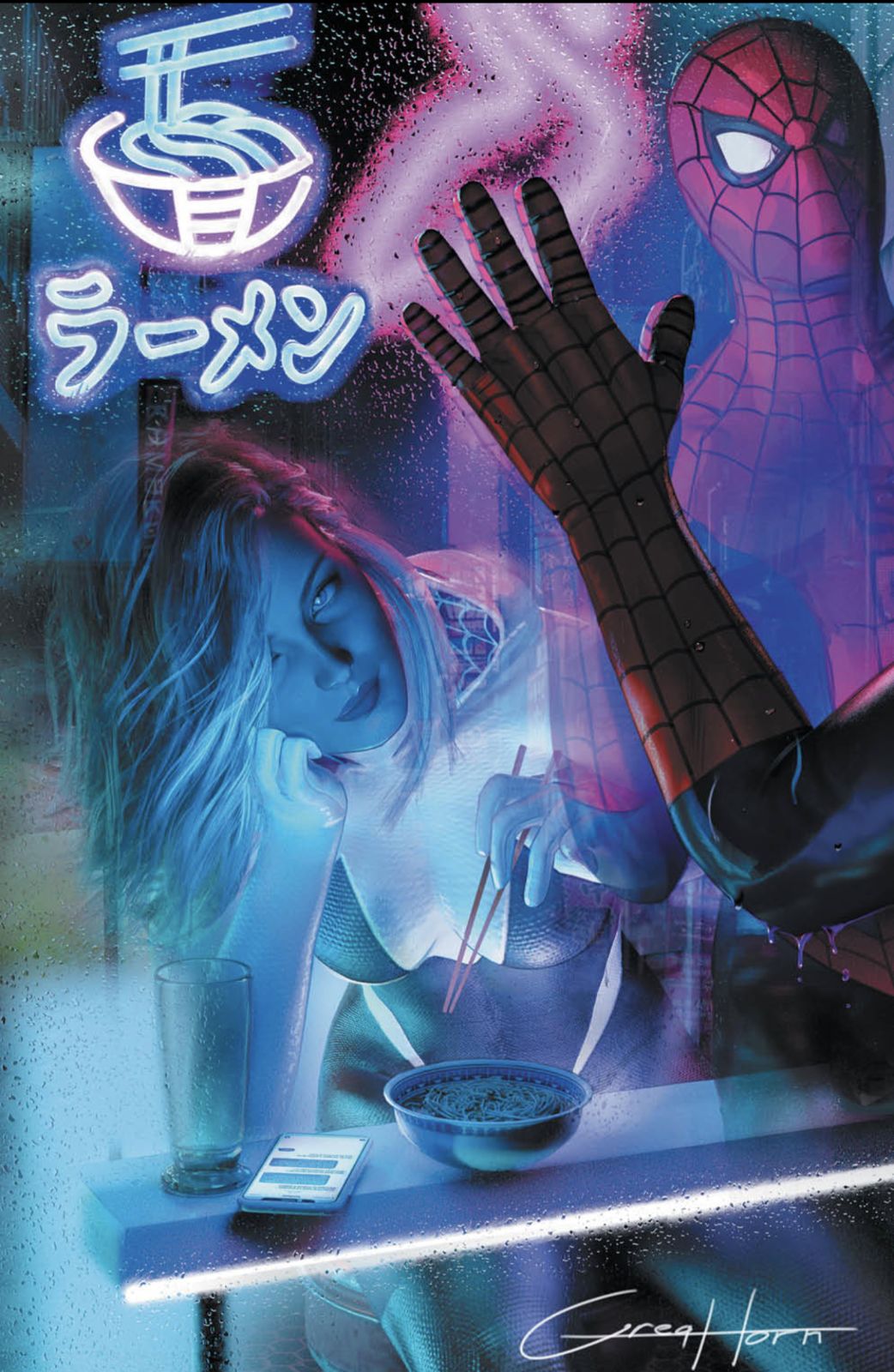 SPIDER-GWEN: THE GHOST-SPIDER #1 GREG HORN EXCLUSIVE VARIANT OPTIONS - 05/22/2024