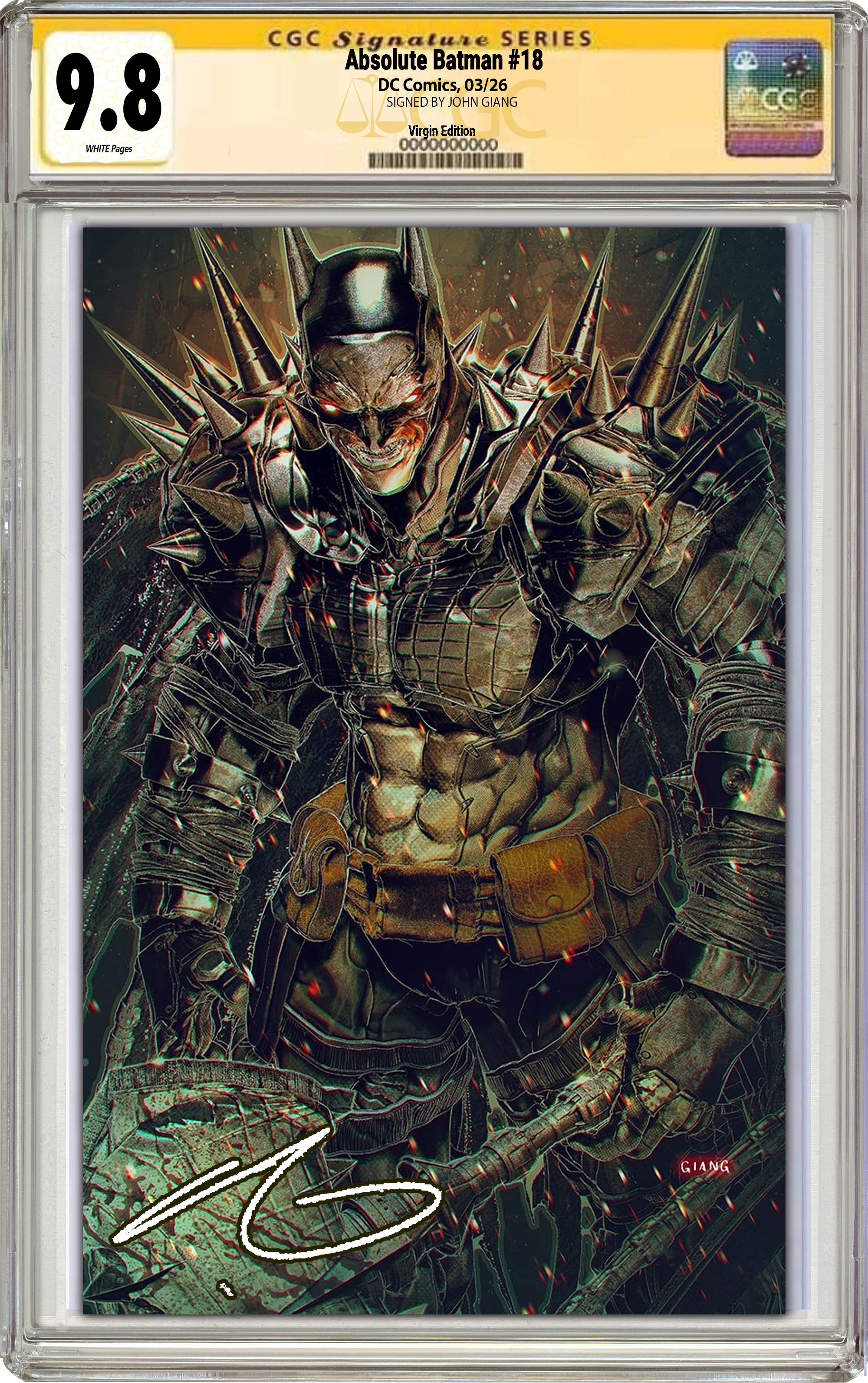 ABSOLUTE BATMAN #18 JOHN GIANG MEGACON EXCLUSIVE VARIANT COVERS [03-25