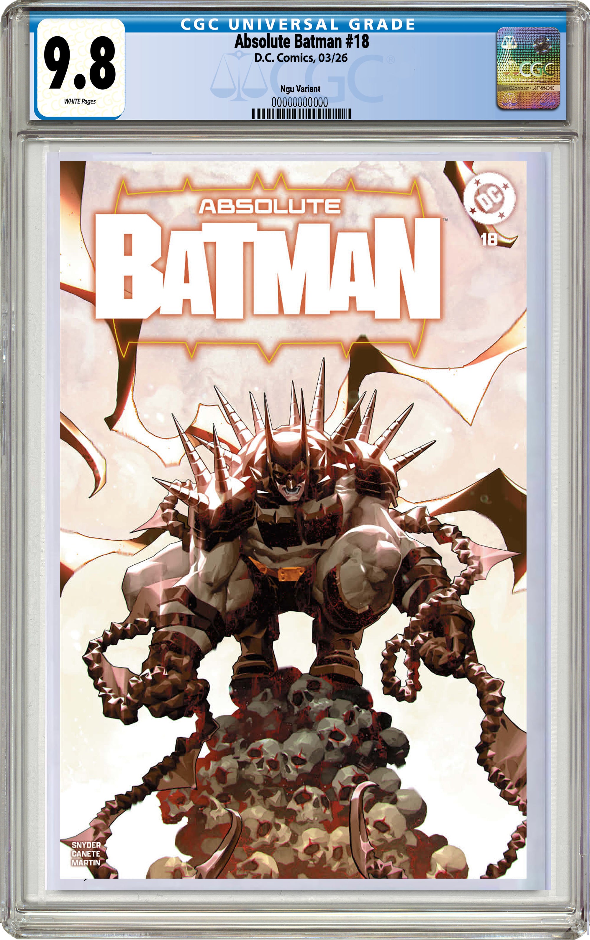 ABSOLUTE BATMAN #18 KAEL NGU EXCLUSIVE VARIANT COVERS