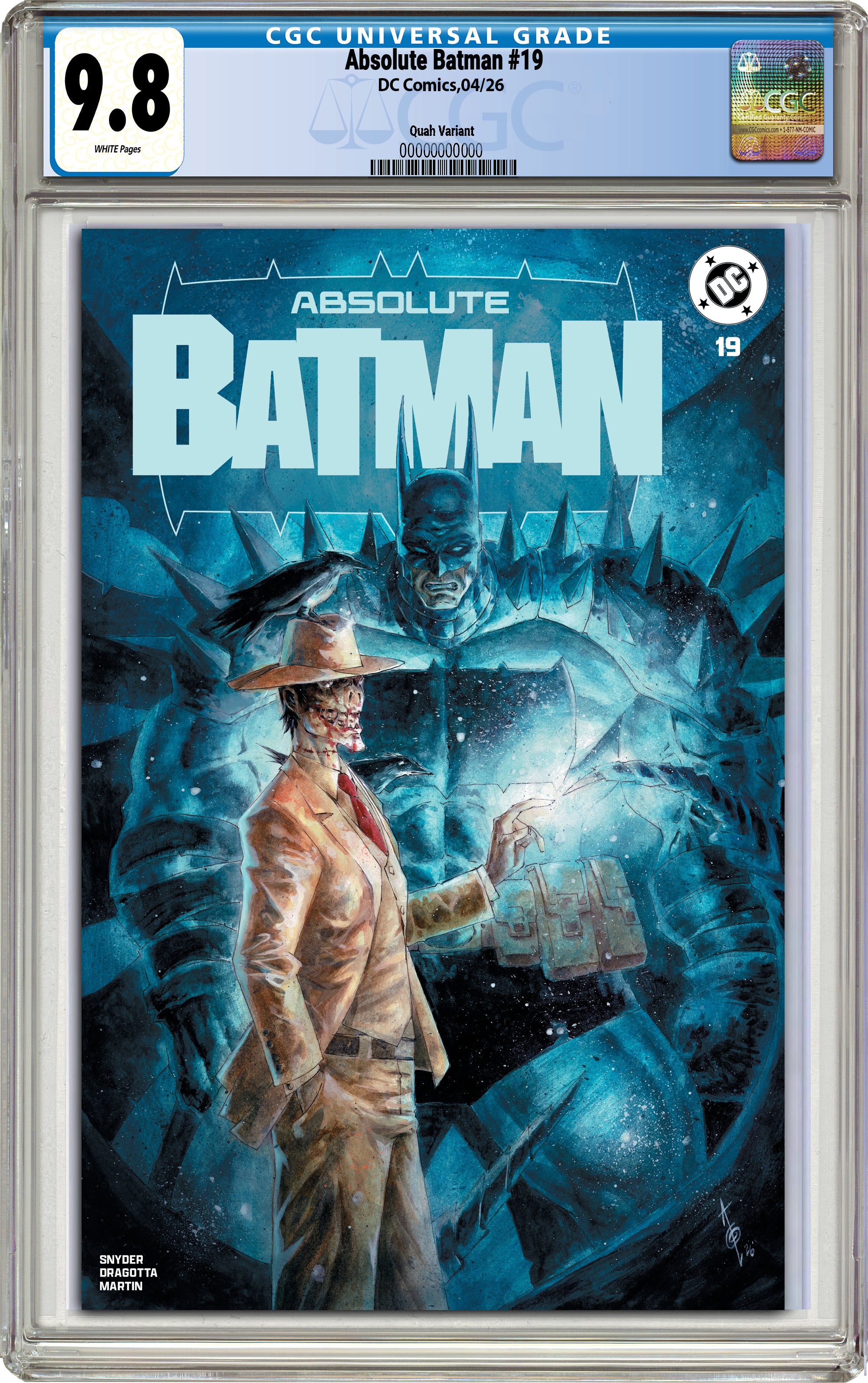 ABSOLUTE BATMAN #19 ALAN QUAH EXCLUSIVE VARIANT COVERS [04-15-26]