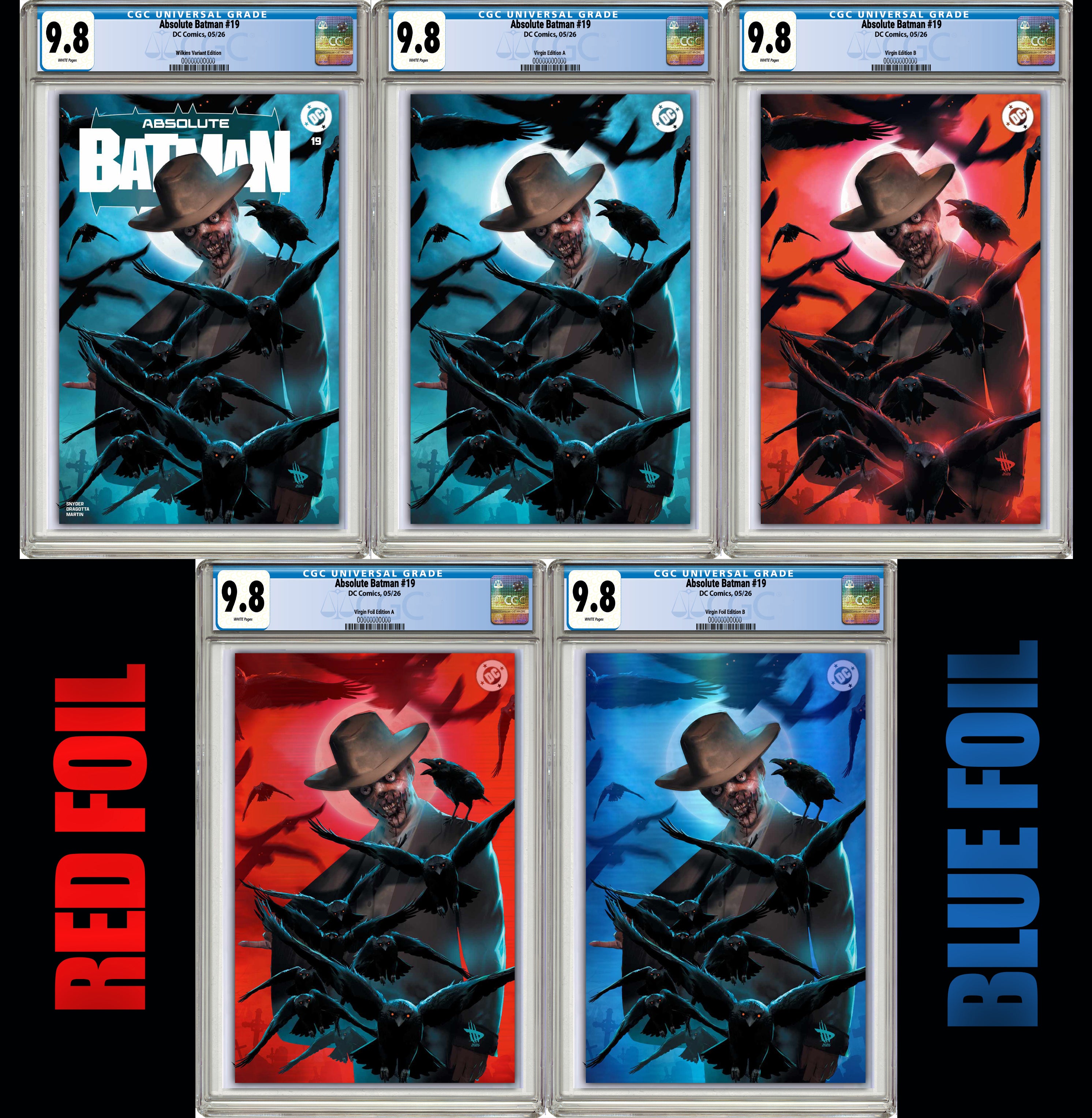 ABSOLUTE BATMAN #19 DAVE WILKINS EXCLUSIVE VARIANT COVERS-- [04-06-26]