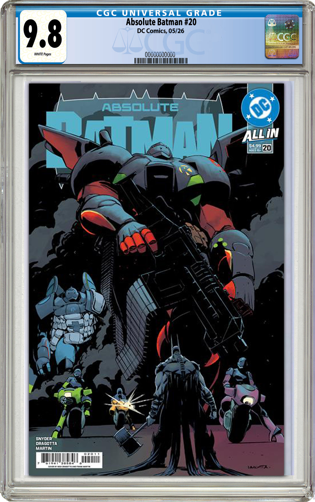 Absolute Robin Design ABSOLUTE BATMAN #20 CVR A FIRST APPEARANCE OF ABSOLUTE ROBIN (05-13-26