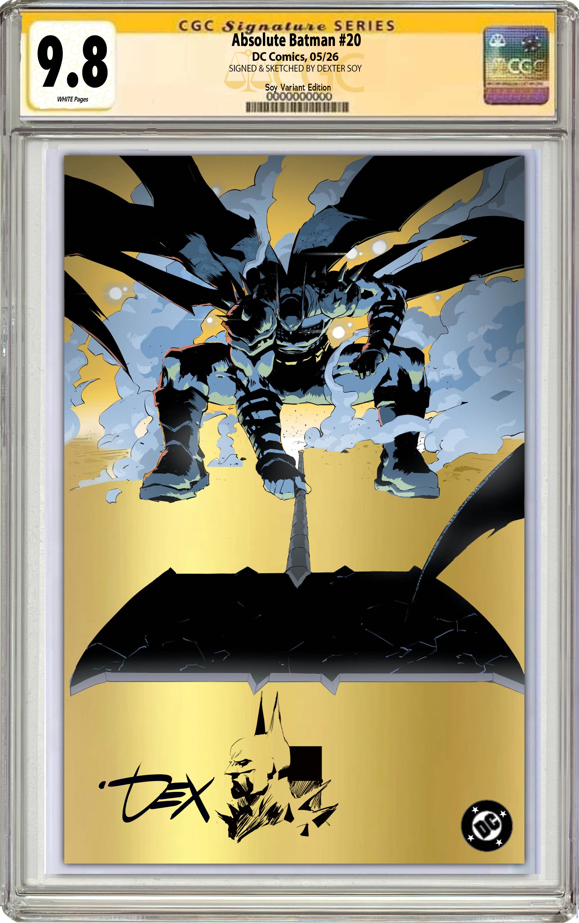 ABSOLUTE BATMAN #20 DEXTER SOY FANEXPO PHILLY EXCLUSIVE VARIANT COVERS [05-13-26]