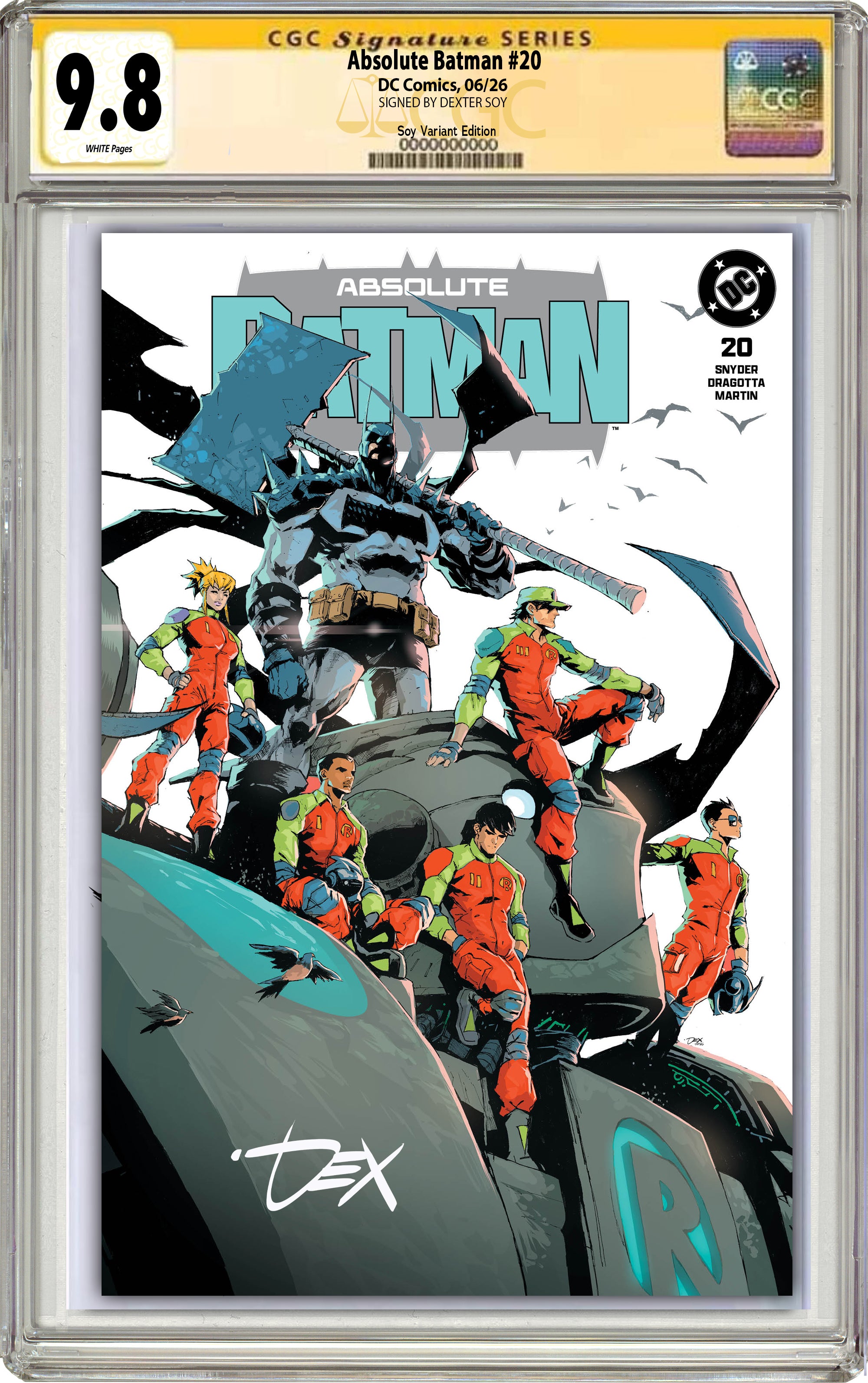 ABSOLUTE BATMAN #20 DEXTER SOY FANEXPO PHILLY EXCLUSIVE WRAPAROUND VARIANT COVERS  [05-13-26]