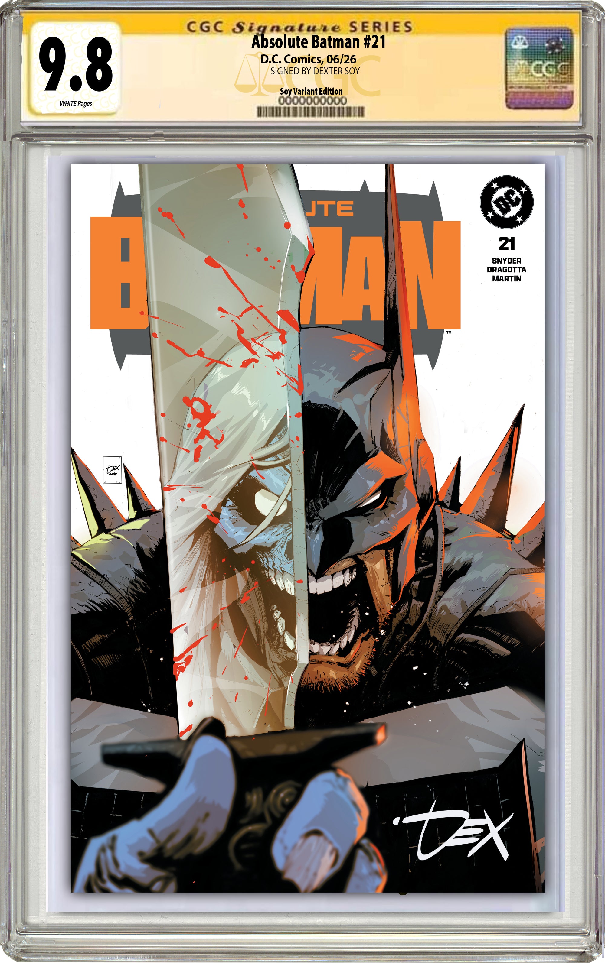 ABSOLUTE BATMAN #21 DEXTER SOY HEROES CON EXCLUSIVE VARIANT COVERS --