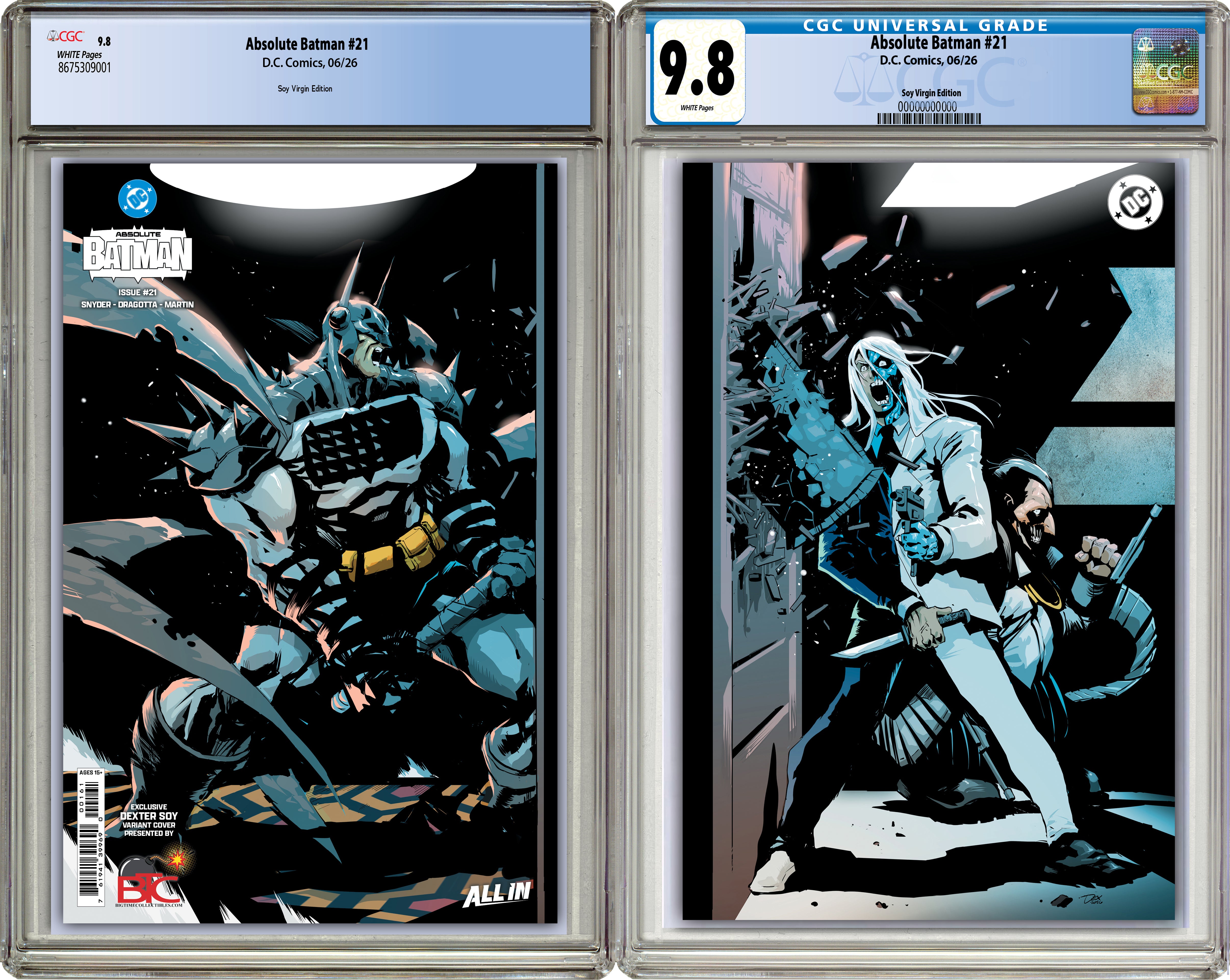 ABSOLUTE BATMAN #21 DEXTER SOY HEROES CON EXCLUSIVE WRAPAROUND VARIANT