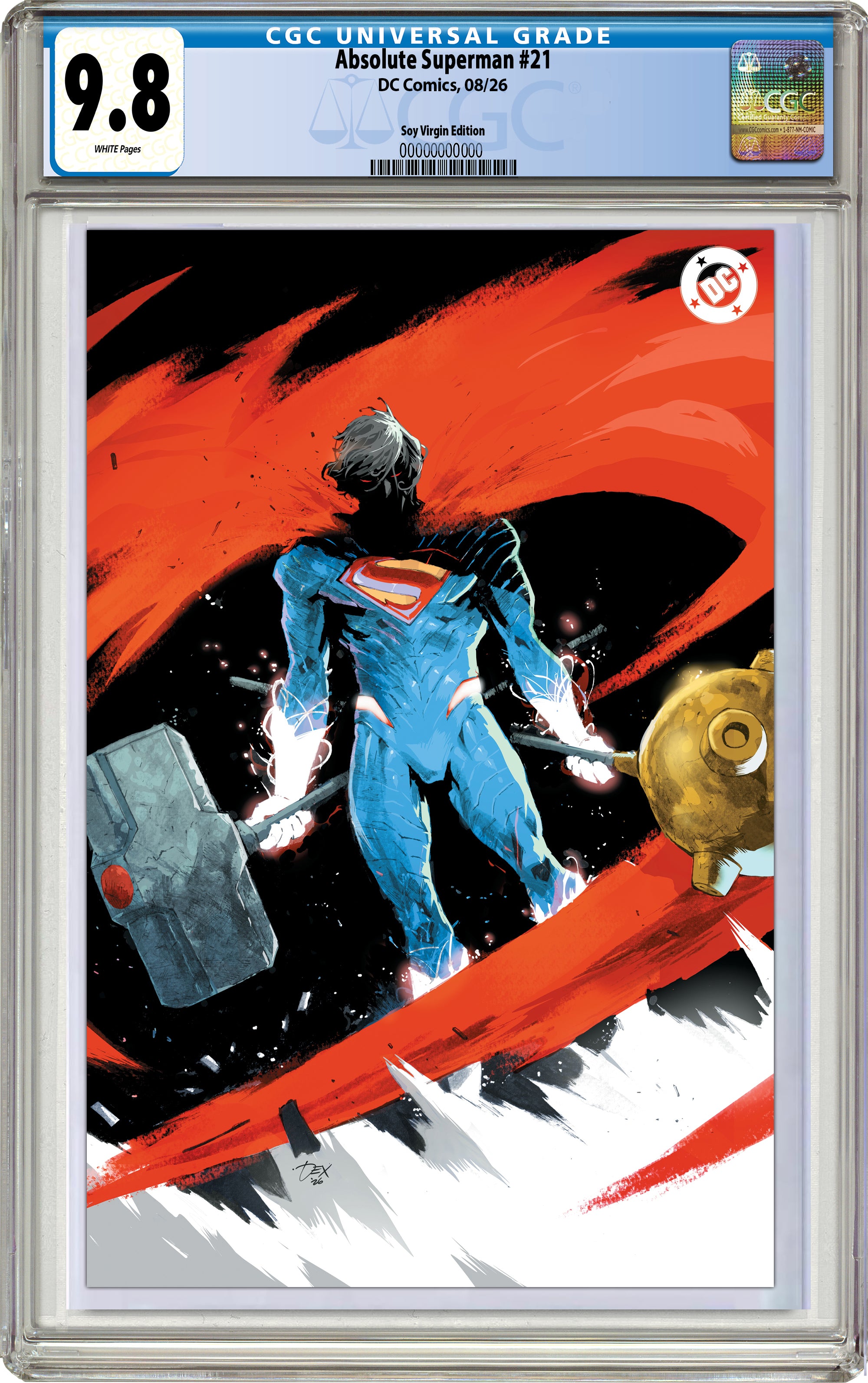 ABSOLUTE SUPERMAN #21 DEXTER SOY SDCC EXCLUSIVE VARIANT COVERS 07-22-2