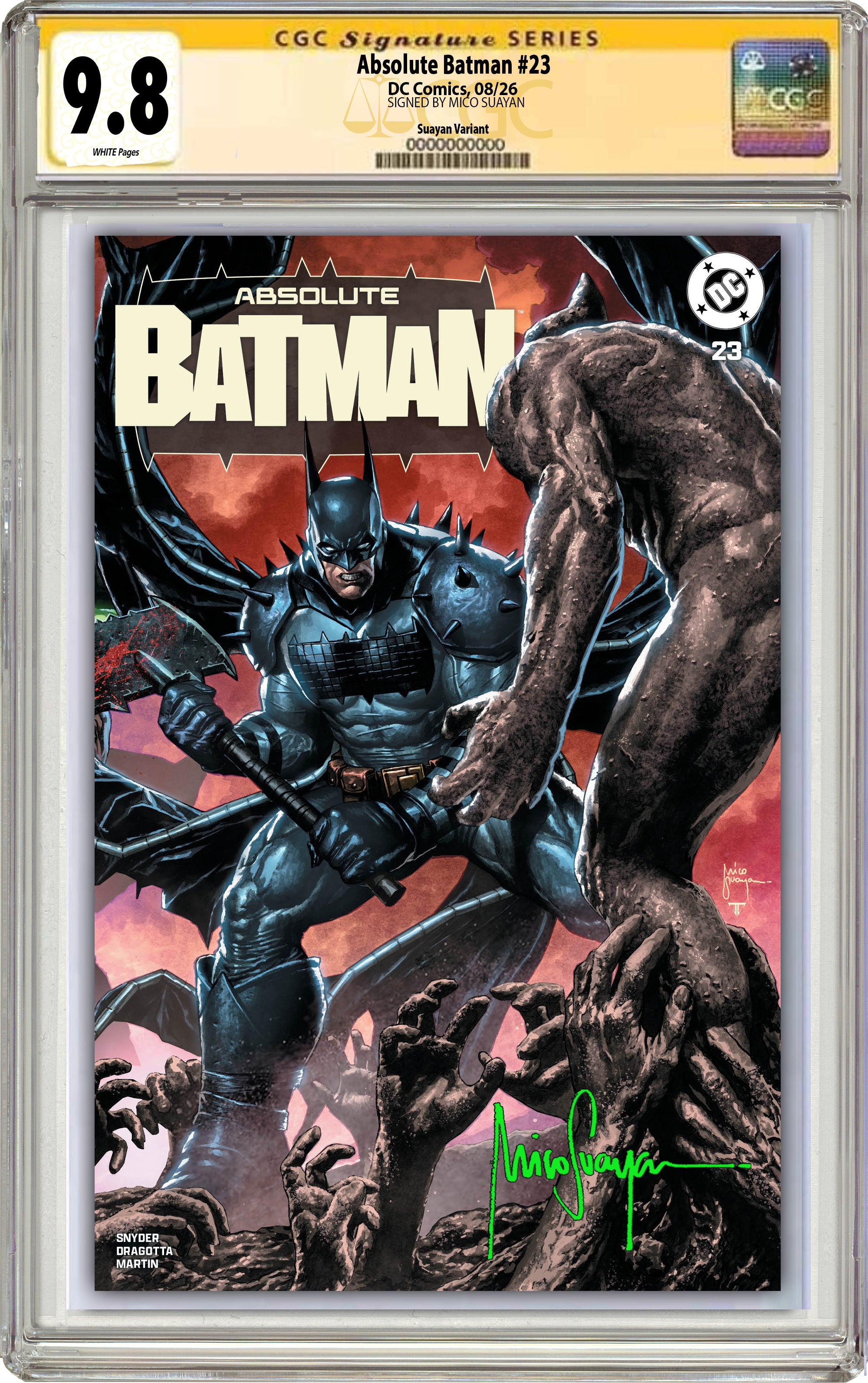 ABSOLUTE BATMAN #23 MICO SUAYAN FANEXPO CHICAGO EXCLUSIVE VARIANT COVERS -- [08-12-26 ]