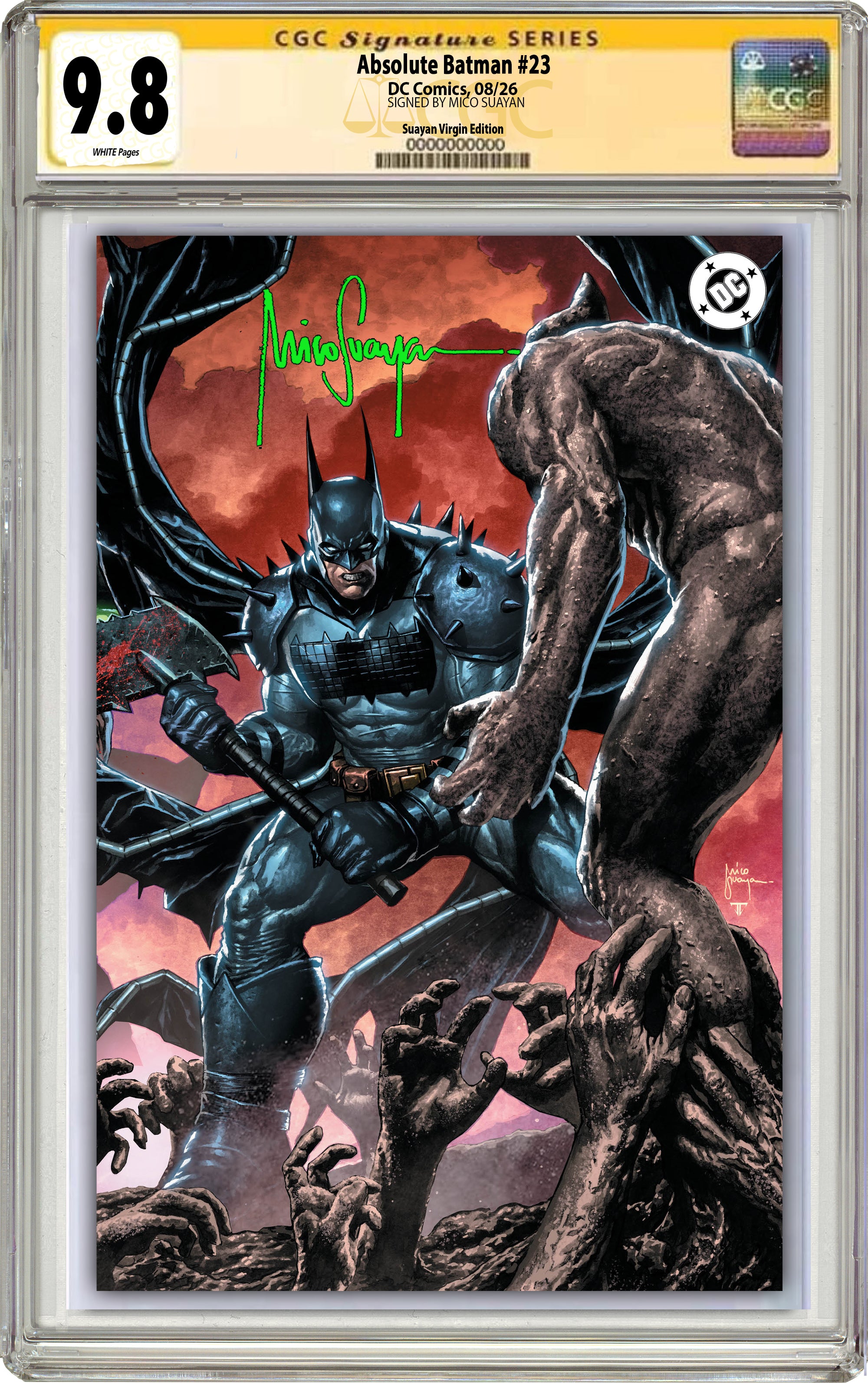 ABSOLUTE BATMAN #23 MICO SUAYAN FANEXPO CHICAGO EXCLUSIVE VARIANT COVERS -- [08-12-26 ]