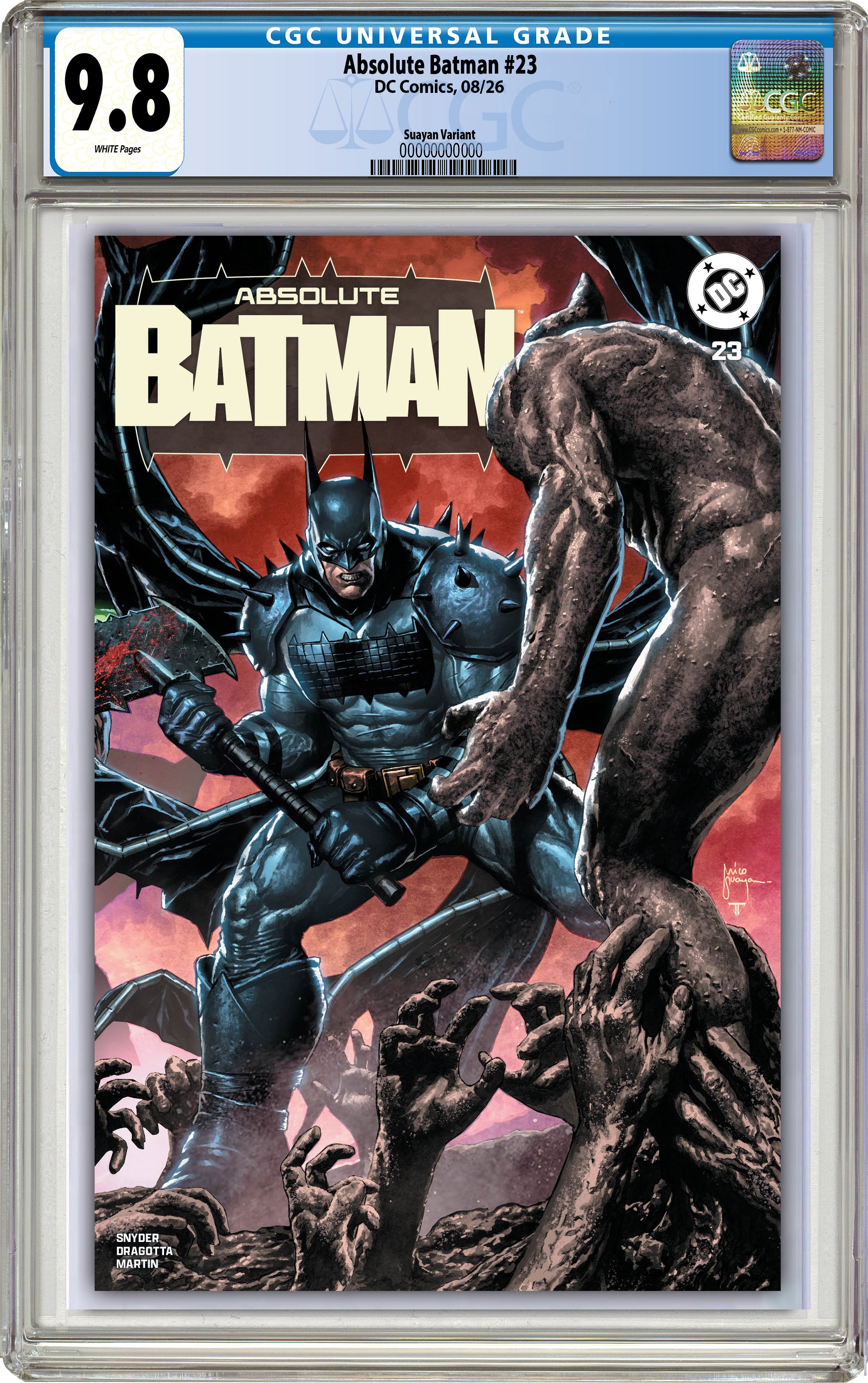 ABSOLUTE BATMAN #23 MICO SUAYAN FANEXPO CHICAGO EXCLUSIVE VARIANT COVE