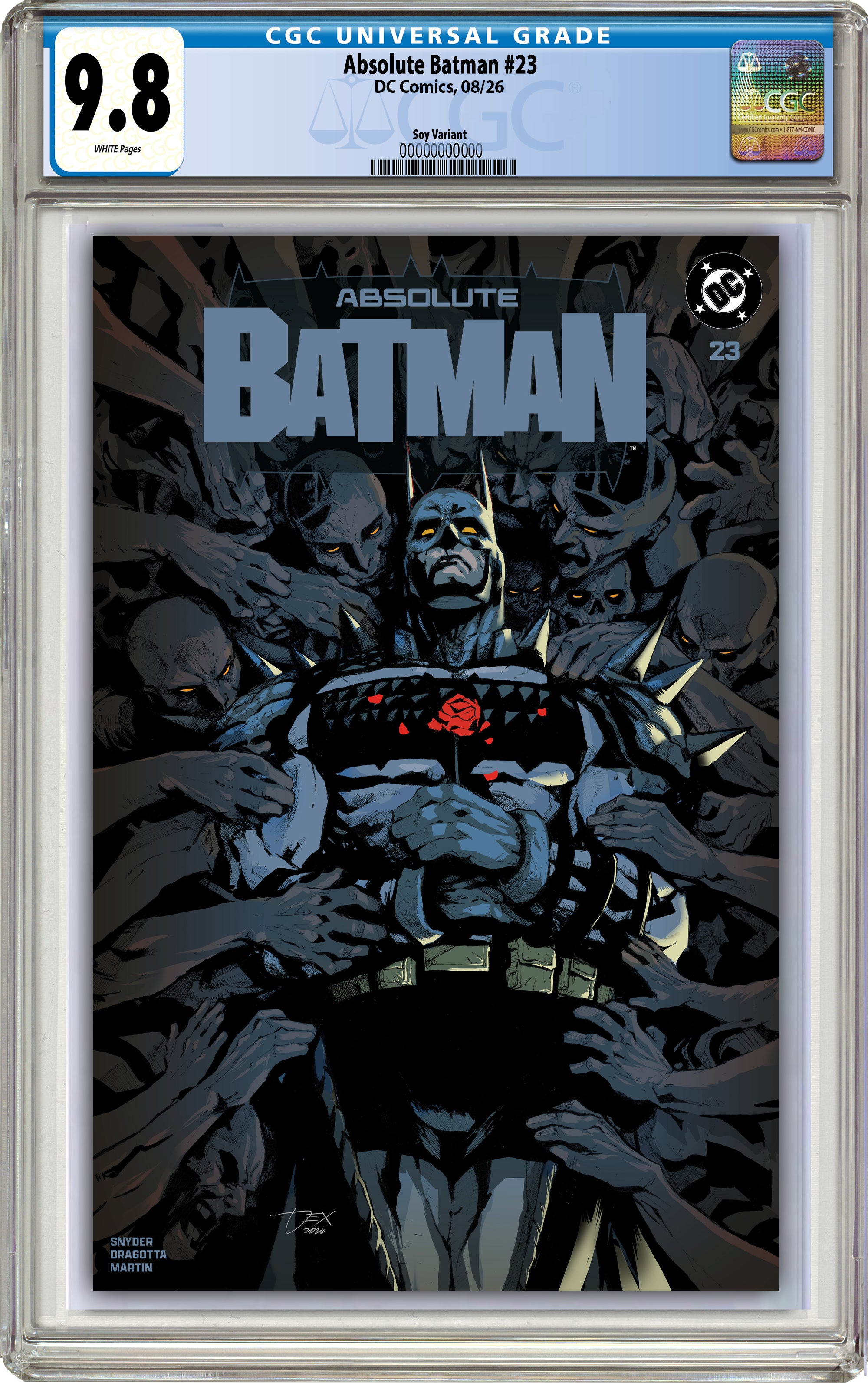 ABSOLUTE BATMAN #23 DEXTER SOY EXCLUSIVE VARIANT COVERS -- [08-12-26 ]