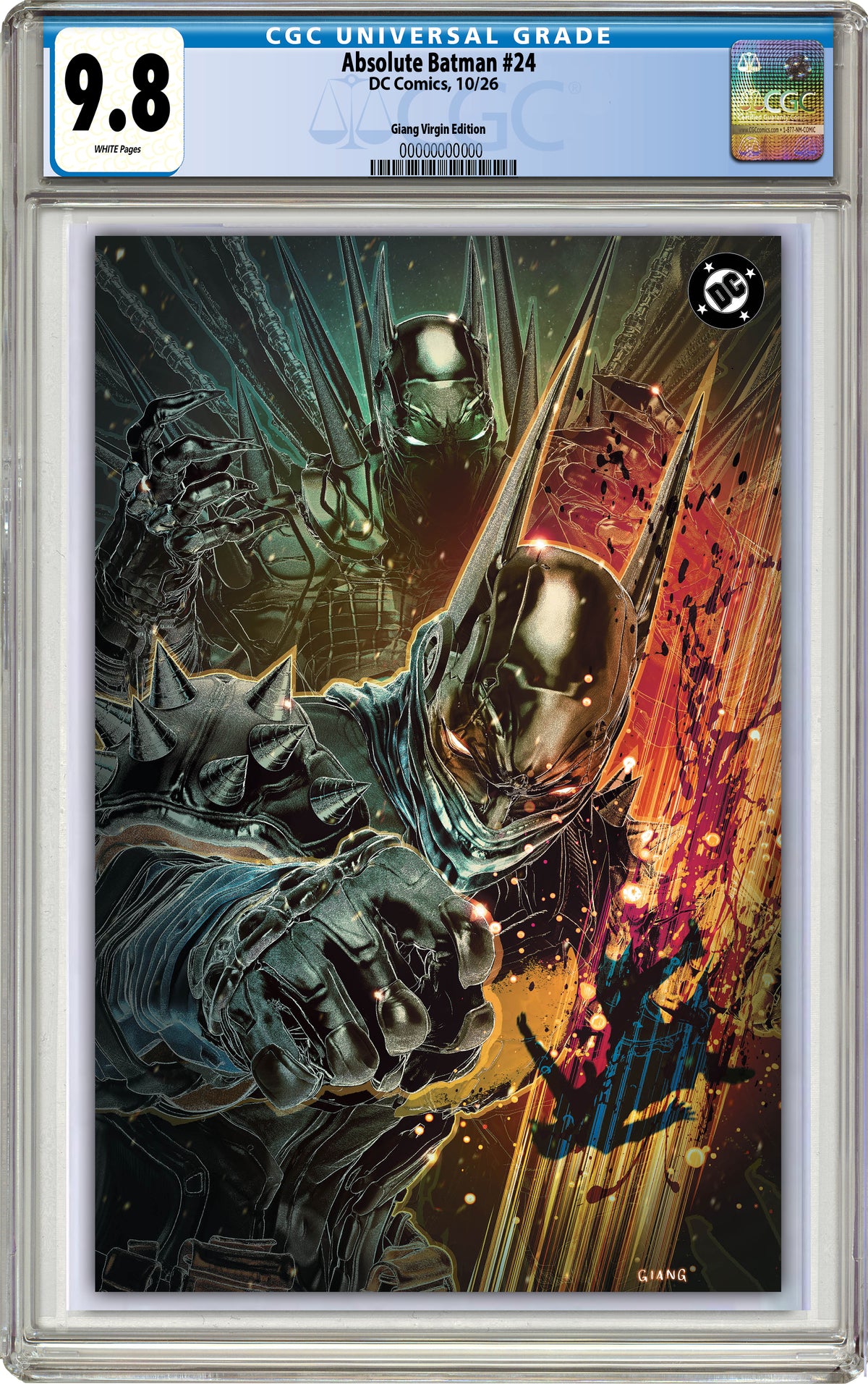 ABSOLUTE BATMAN #24 JOHN GIANG NYCC EXCLUSIVE VARIANT COVERS (CGC GRADED EDITION)