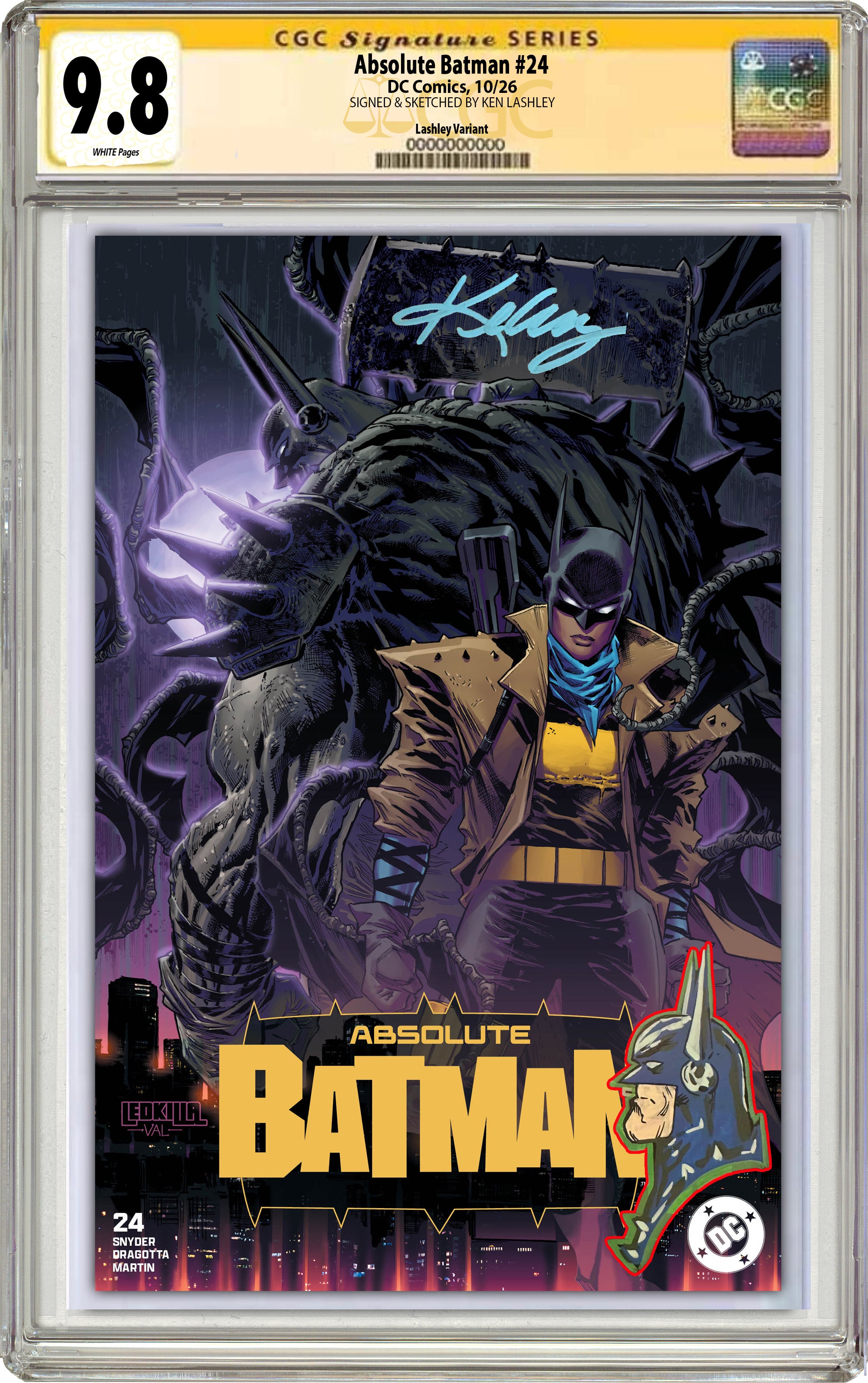 ABSOLUTE BATMAN #24 KEN LASHLEY NYCC EXCLUSIVE VARIANT COVER -- [9/23/2026]