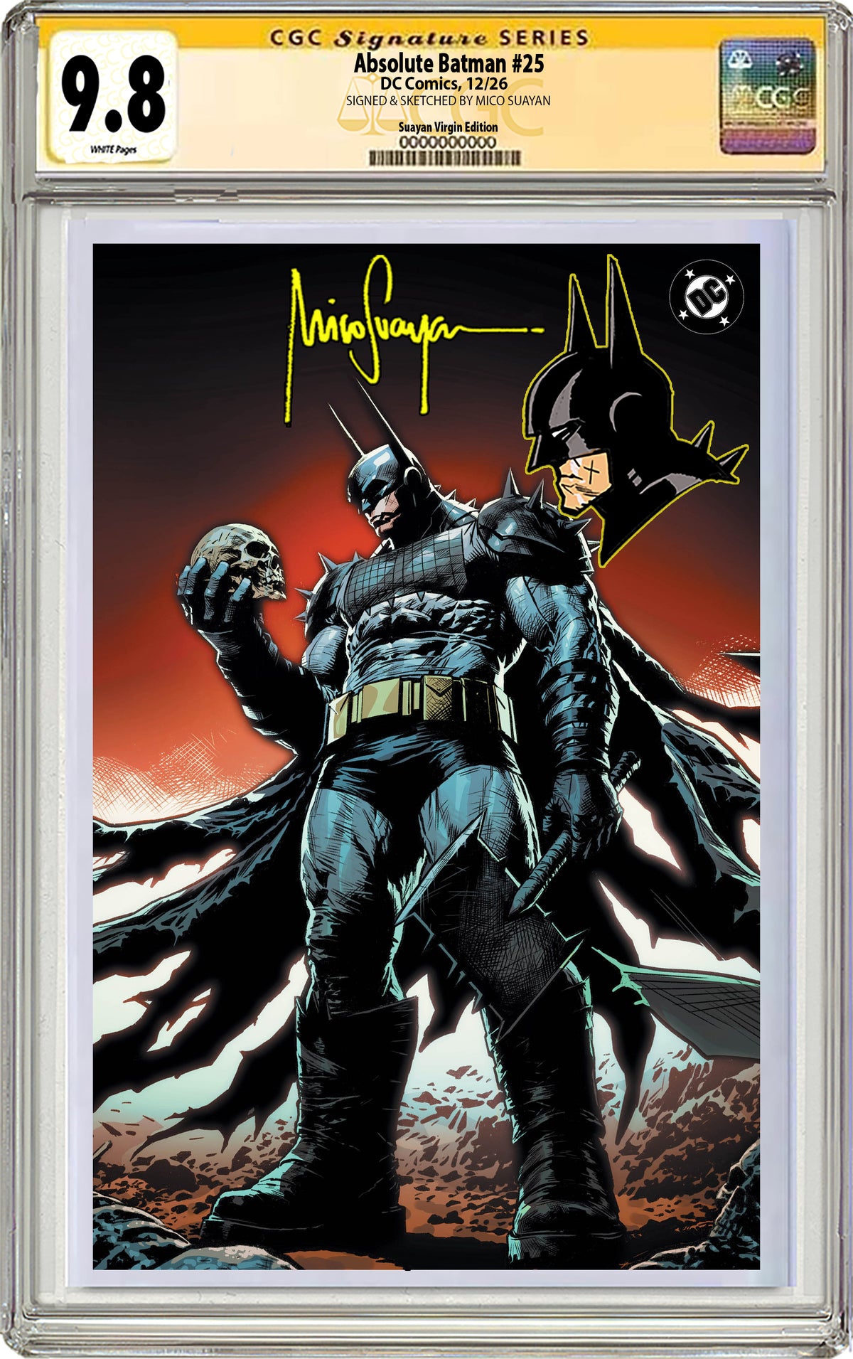 ABSOLUTE BATMAN #25 MICO SUAYAN SGCC EXCLUSIVE VARIANT COVERS (GRADED EDITION)
