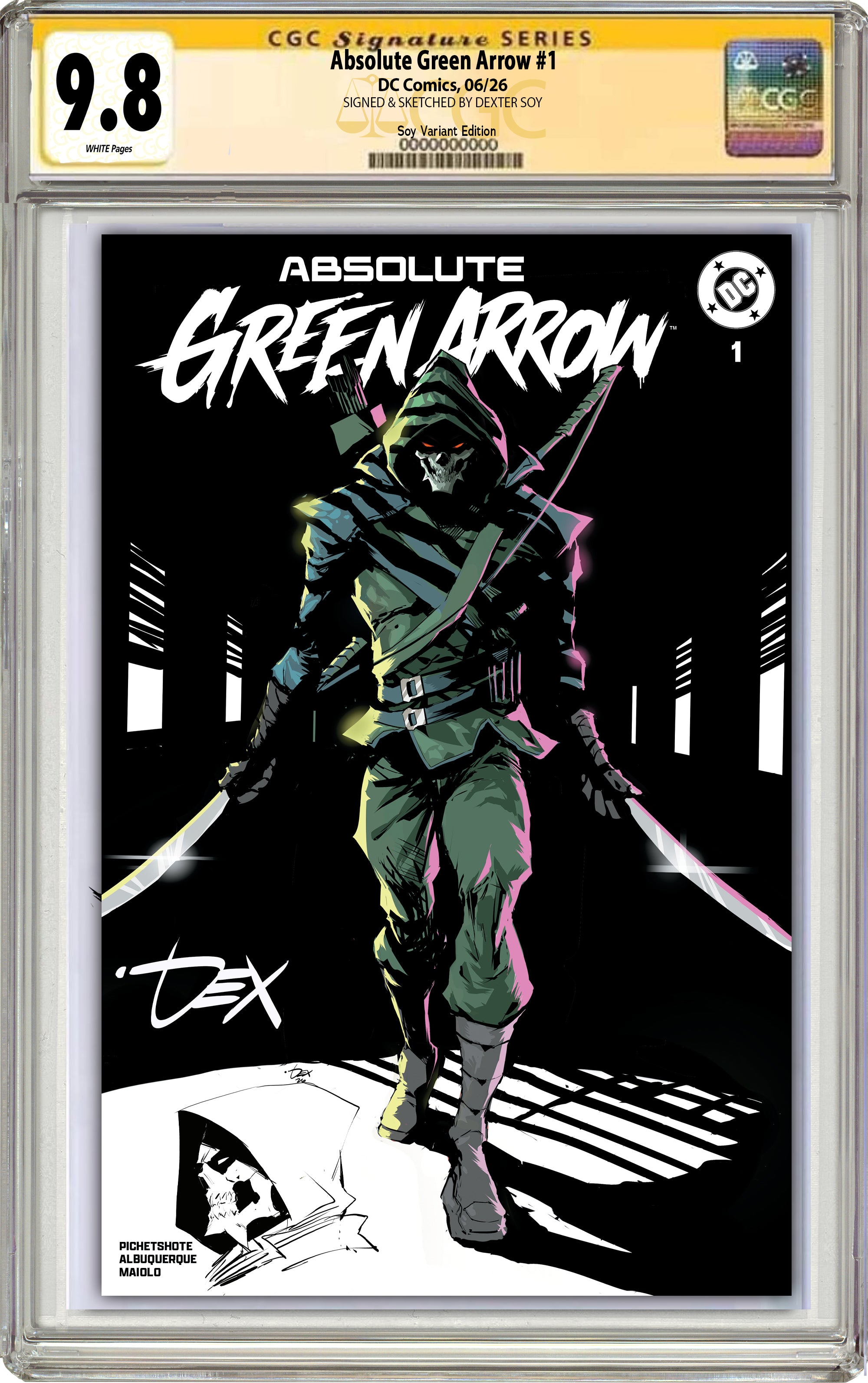 ABSOLUTE GREEN ARROW #1 DEXTER SOY FANEXPO PHILLY EXCLUSIVE VARIANT CO ABSOLUTE GREEN ARROW #1 DEXTER SOY FANEXPO PHILLY EXCLUSIVE VARIANT CO