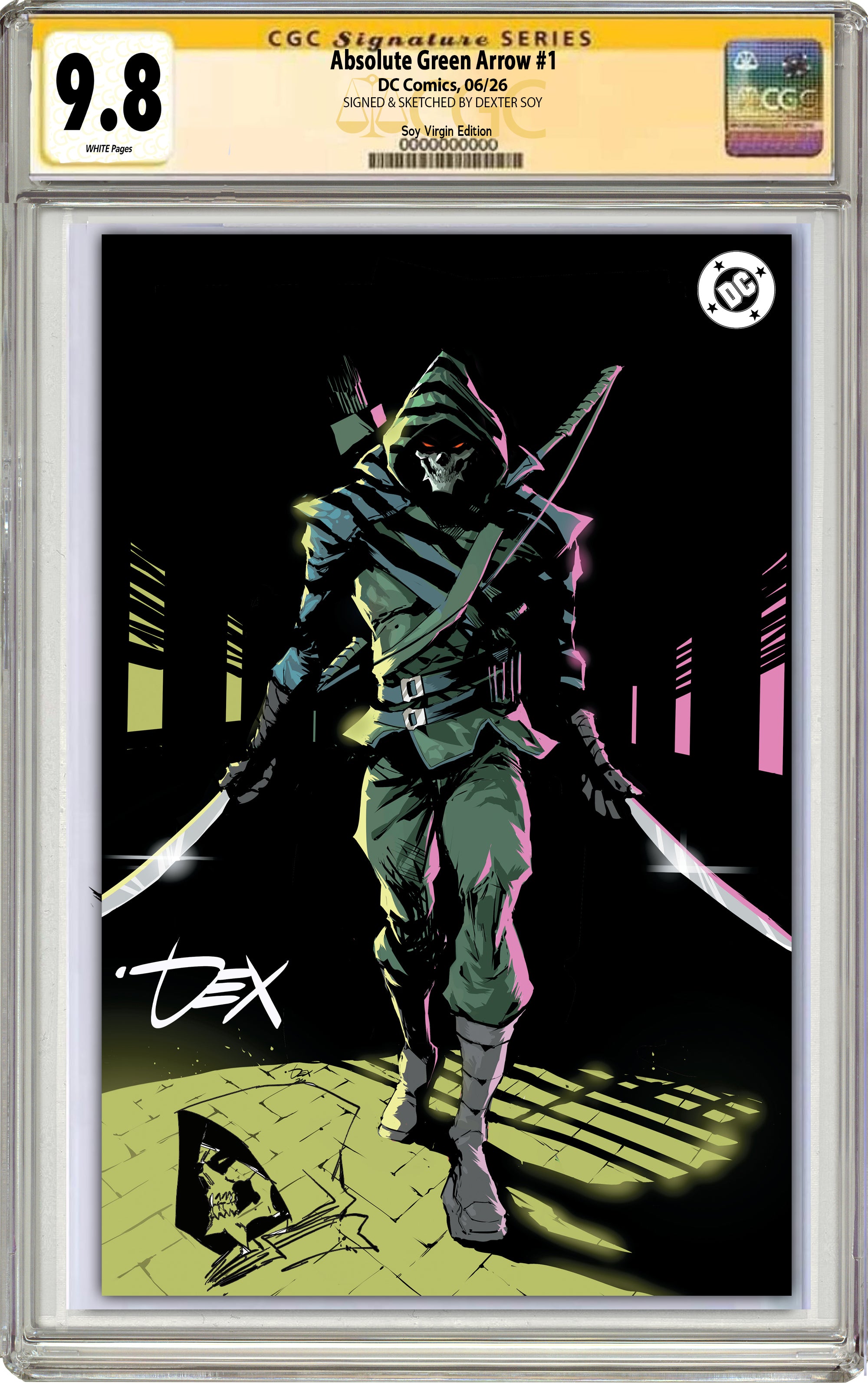 ABSOLUTE GREEN ARROW #1 DEXTER SOY FANEXPO PHILLY EXCLUSIVE VARIANT CO