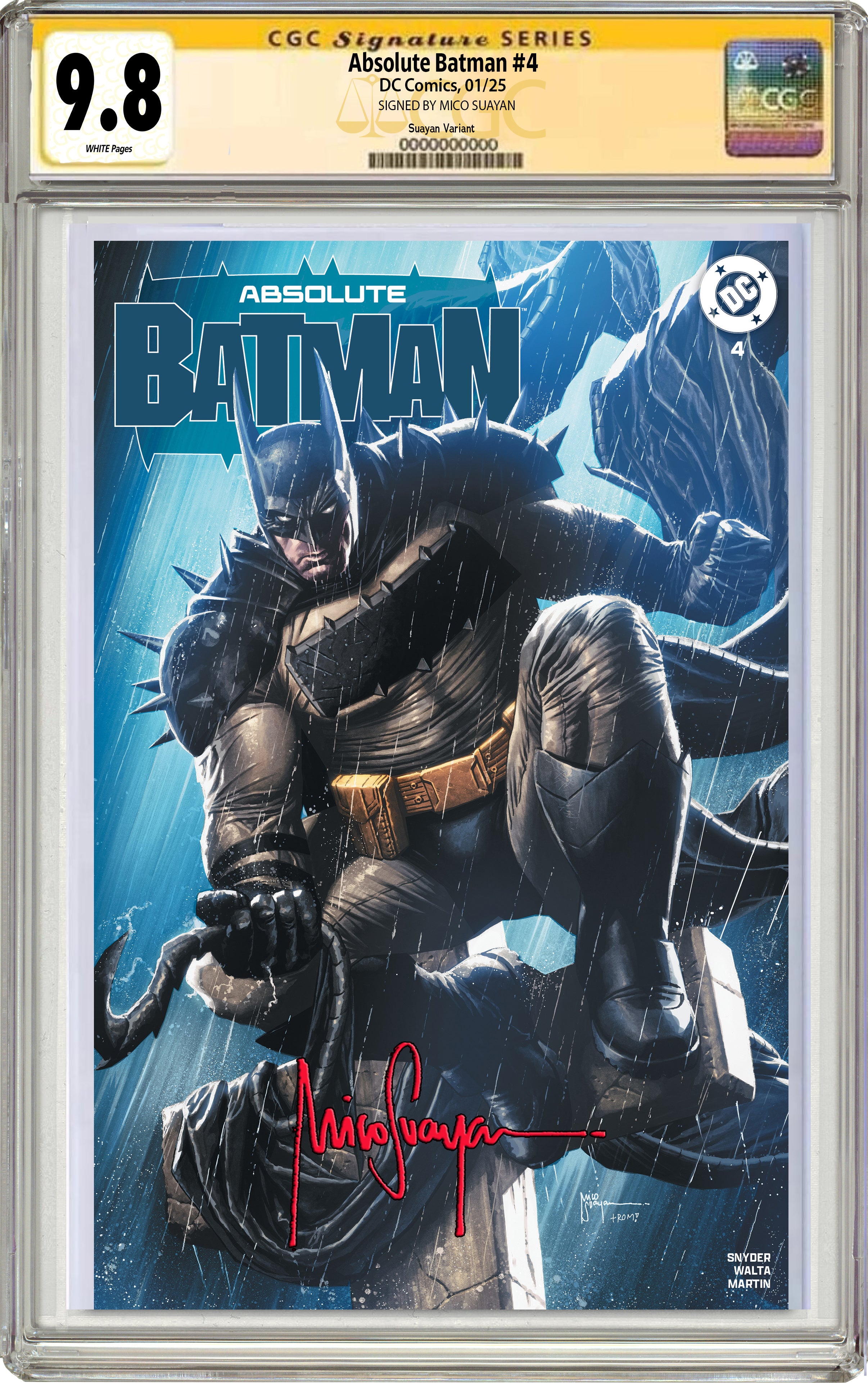 ABSOLUTE BATMAN #4 MICO SUAYAN MEGACON EXCLUSIVE THURSDAY MEGADROP OPTIONS