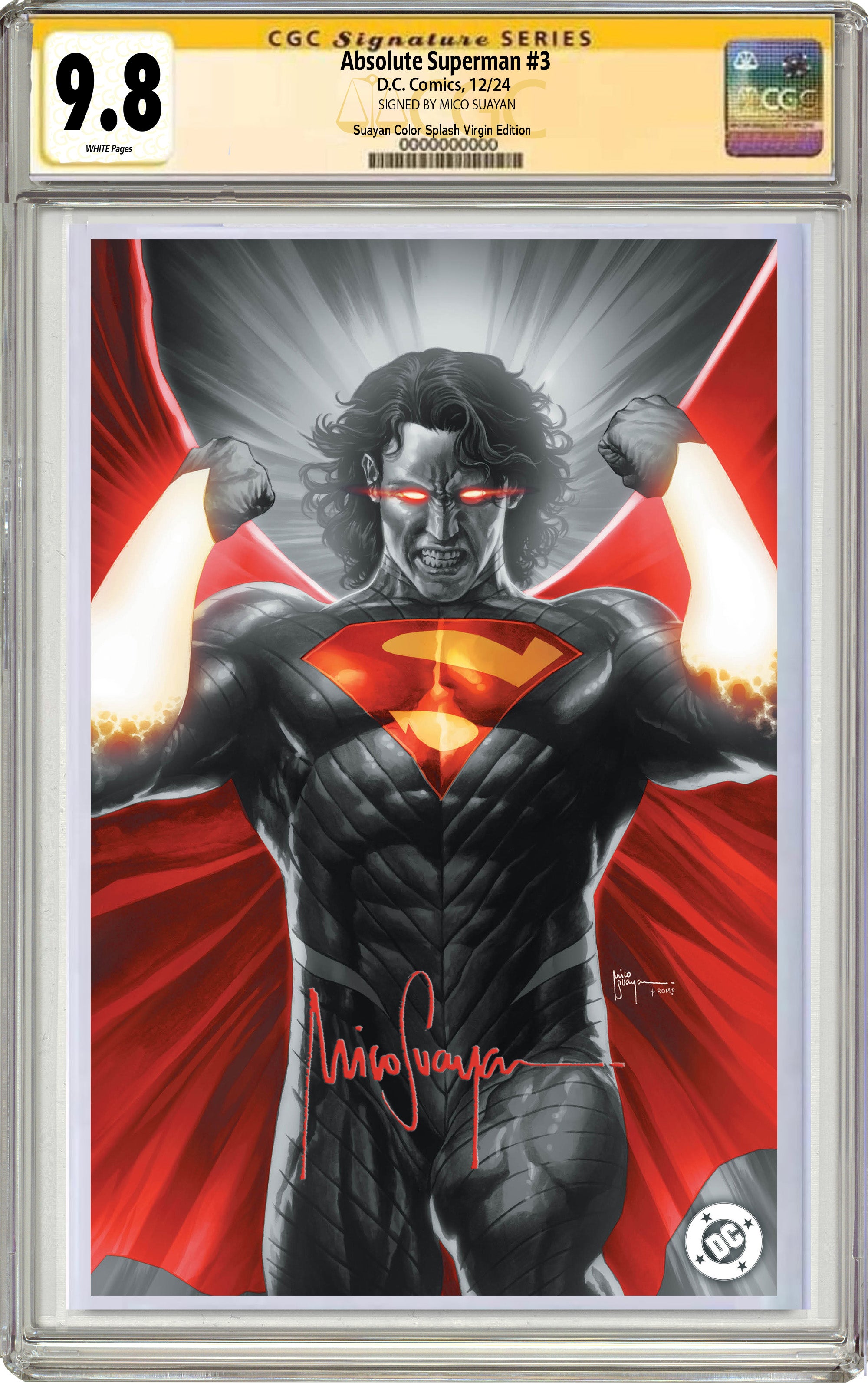 ABSOLUTE SUPERMAN #3 MICO SUAYAN MEGACON EXCLUSIVE VARIANT OPTIONS