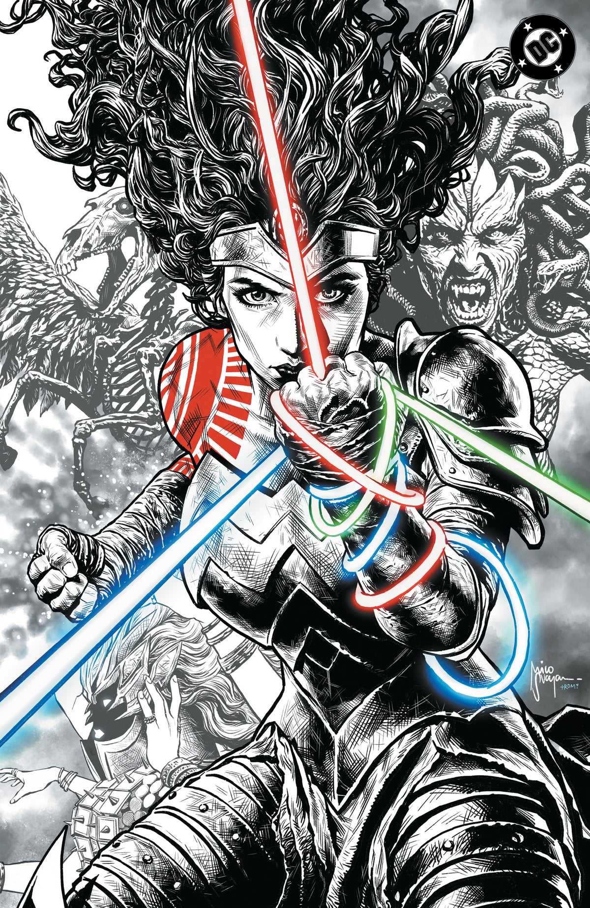 ABSOLUTE WONDER WOMAN #24 MICO SUAYAN NYCC EXCLUSIVE VARIANT COVERS (RAW OPTIONS)