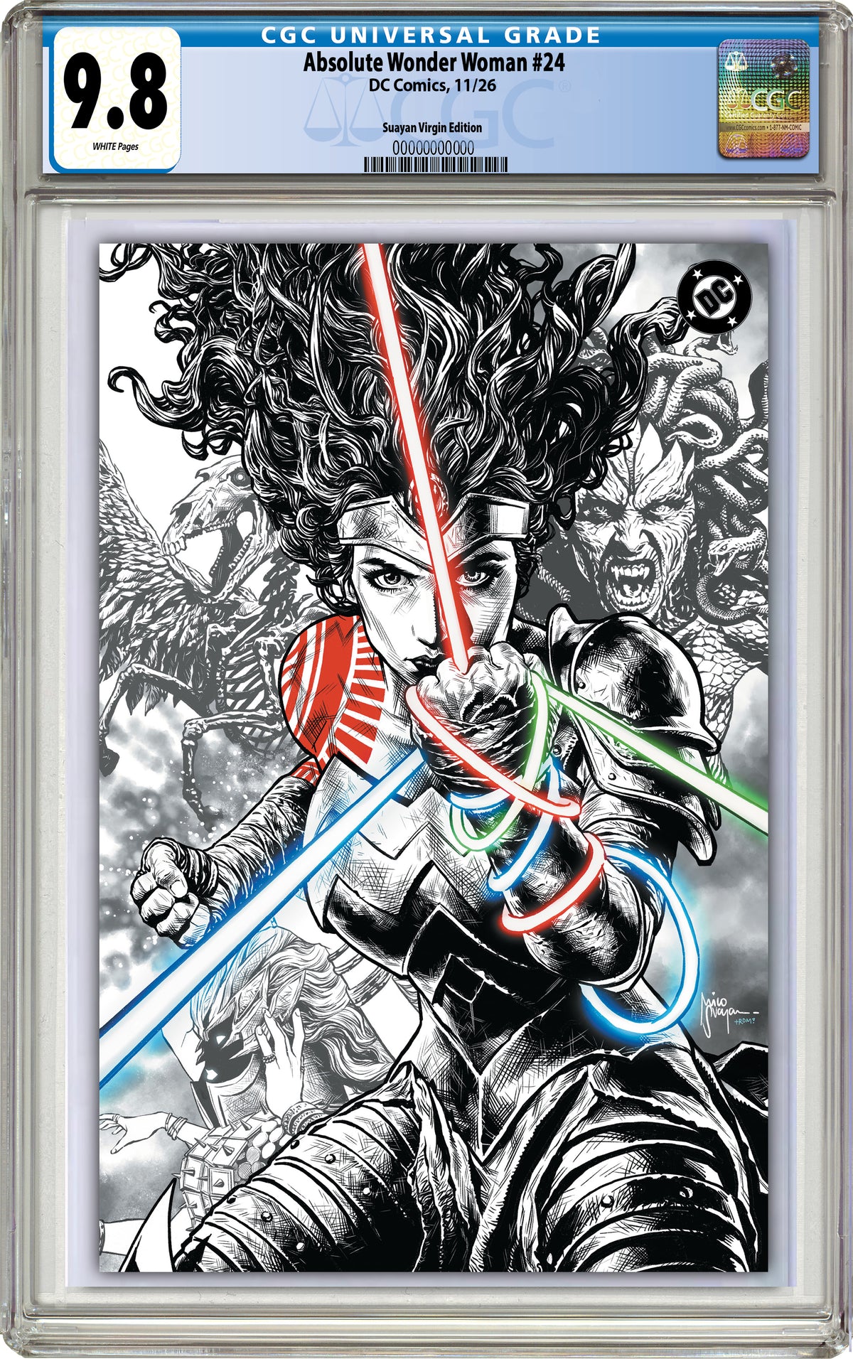 ABSOLUTE WONDER WOMAN #24 MICO SUAYAN NYCC EXCLUSIVE VARIANT COVERS (CGC GRADED OPTIONS)